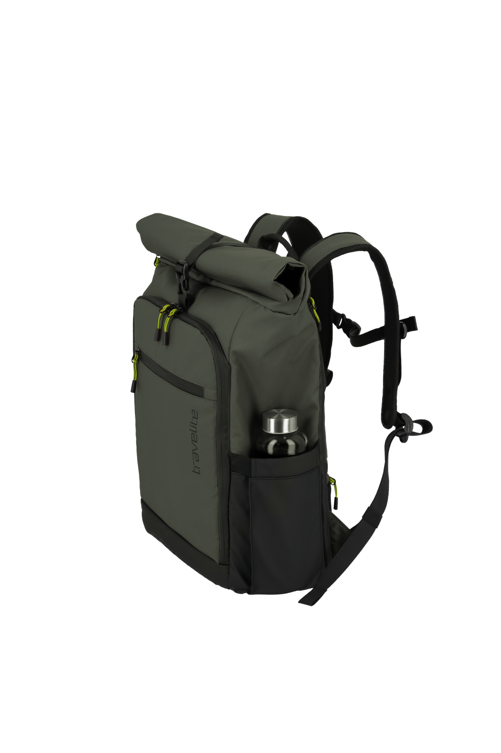 Travelite BRIIZE Rollup Rucksack M, Khaki – Produktansicht 3