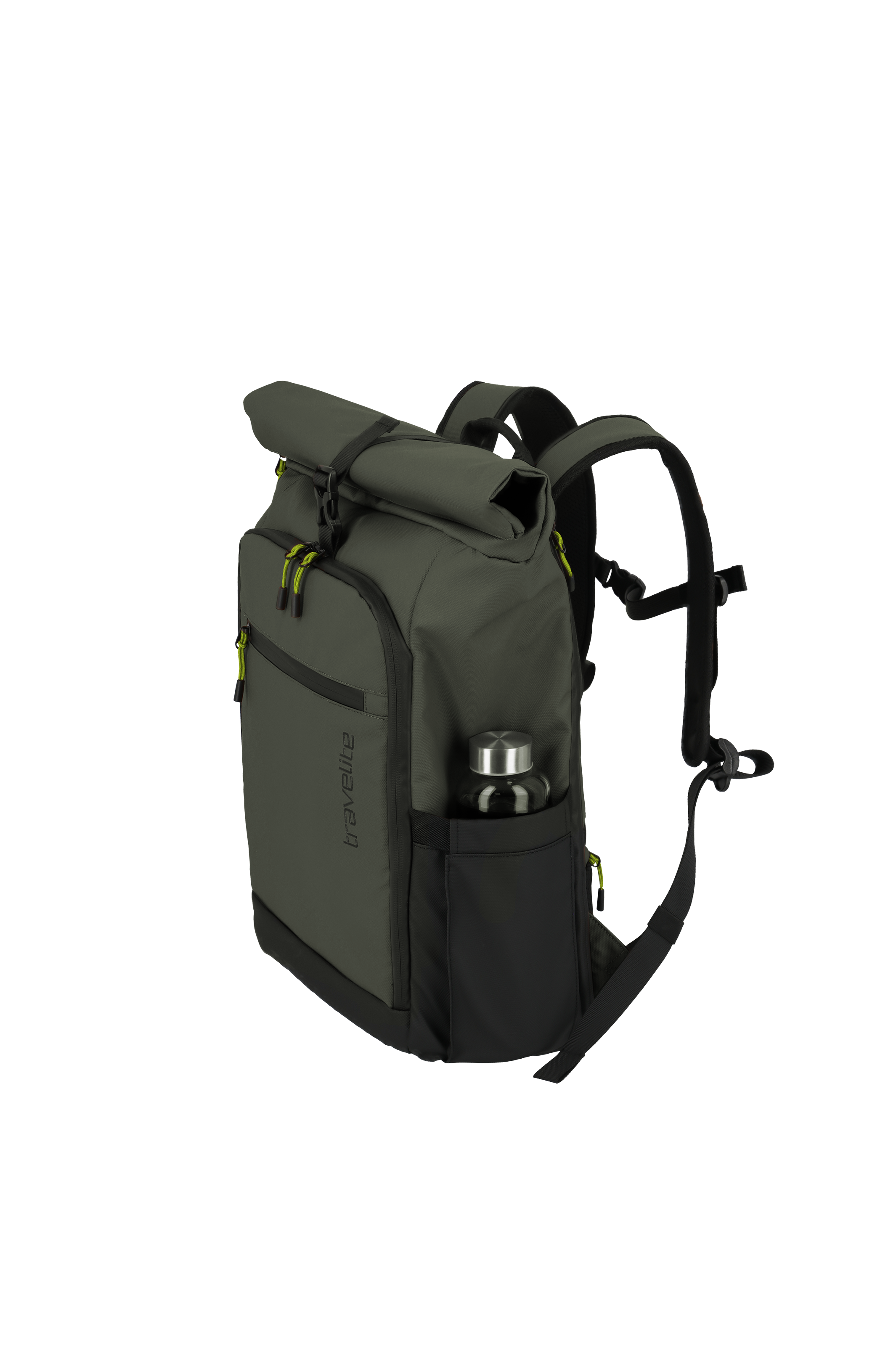 Travelite BRIIZE Rollup Rucksack M, Khaki – Produktansicht 3