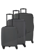 Travelite BALI 3-tlg. Koffer-Set S/M/L, Anthrazit