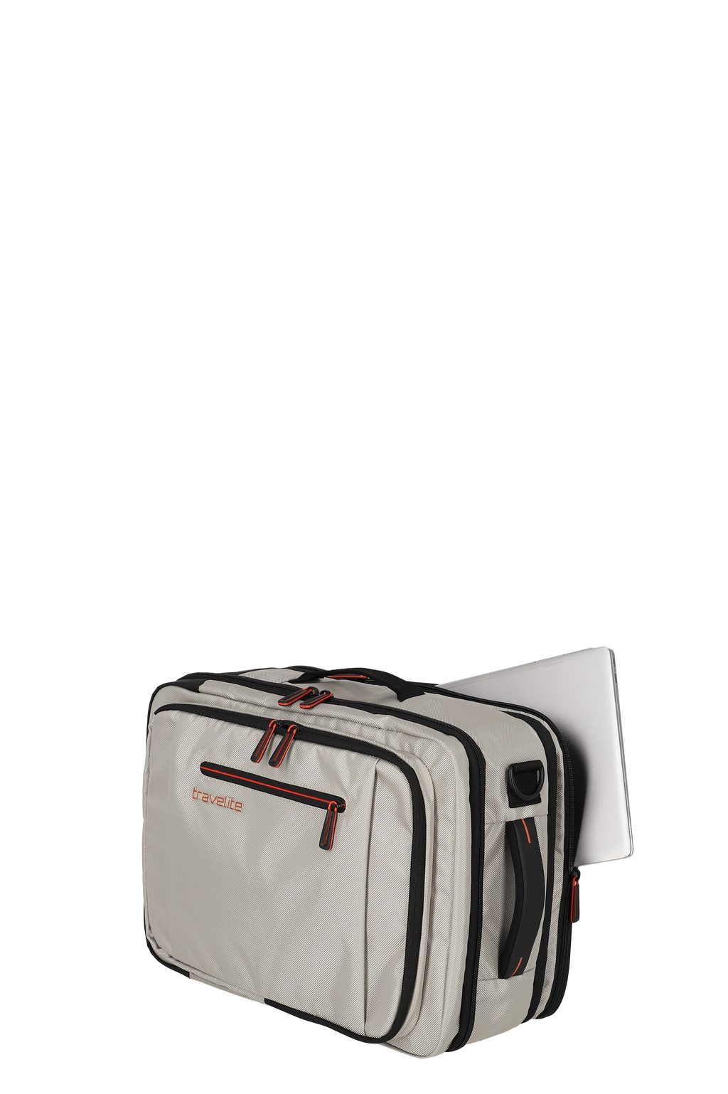Travelite CROSSLITE Bordtasche/Rucksack L erw., Nature – Produktansicht 4