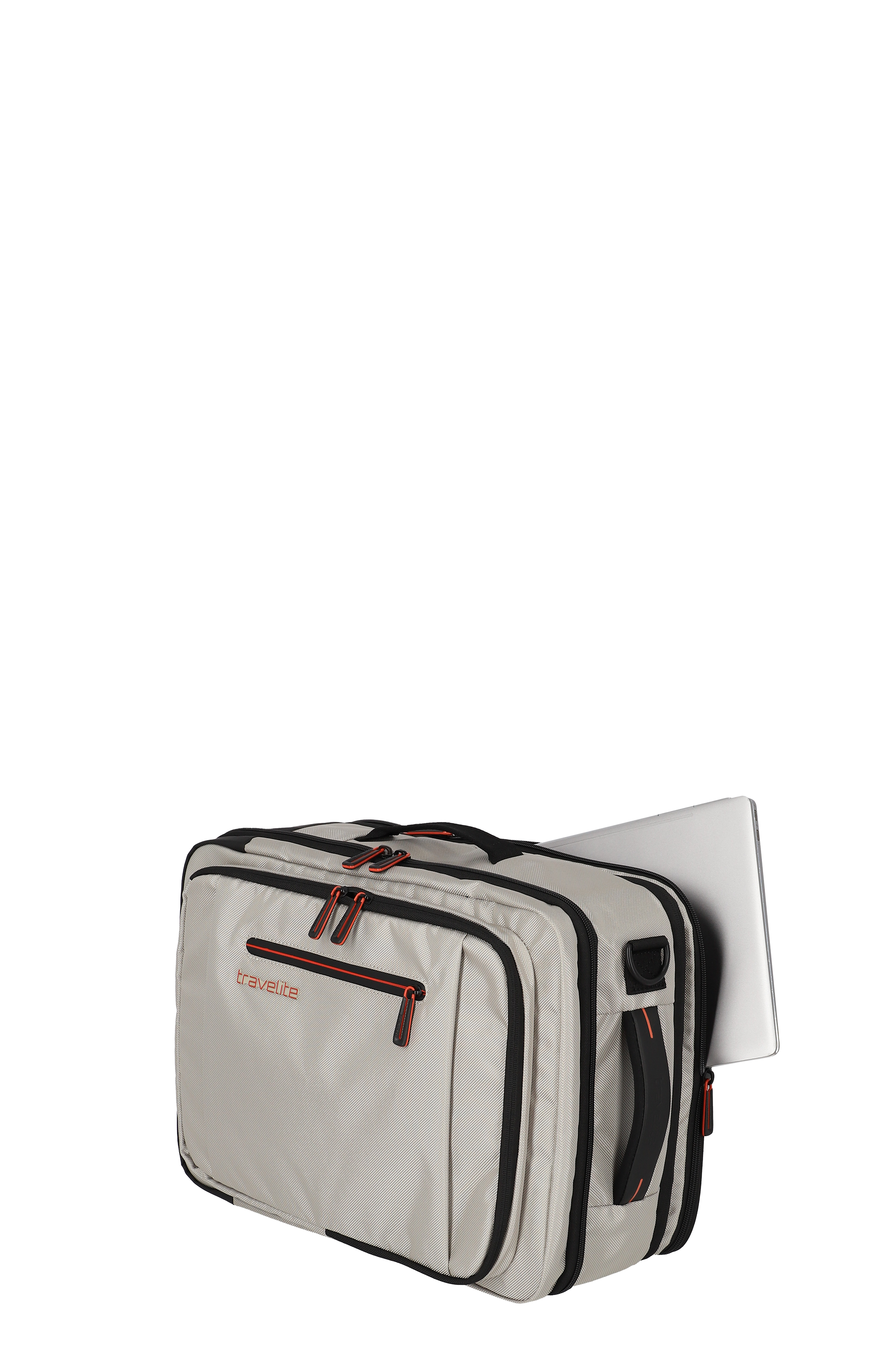 Travelite CROSSLITE Bordtasche/Rucksack L erw., Nature – Produktansicht 4
