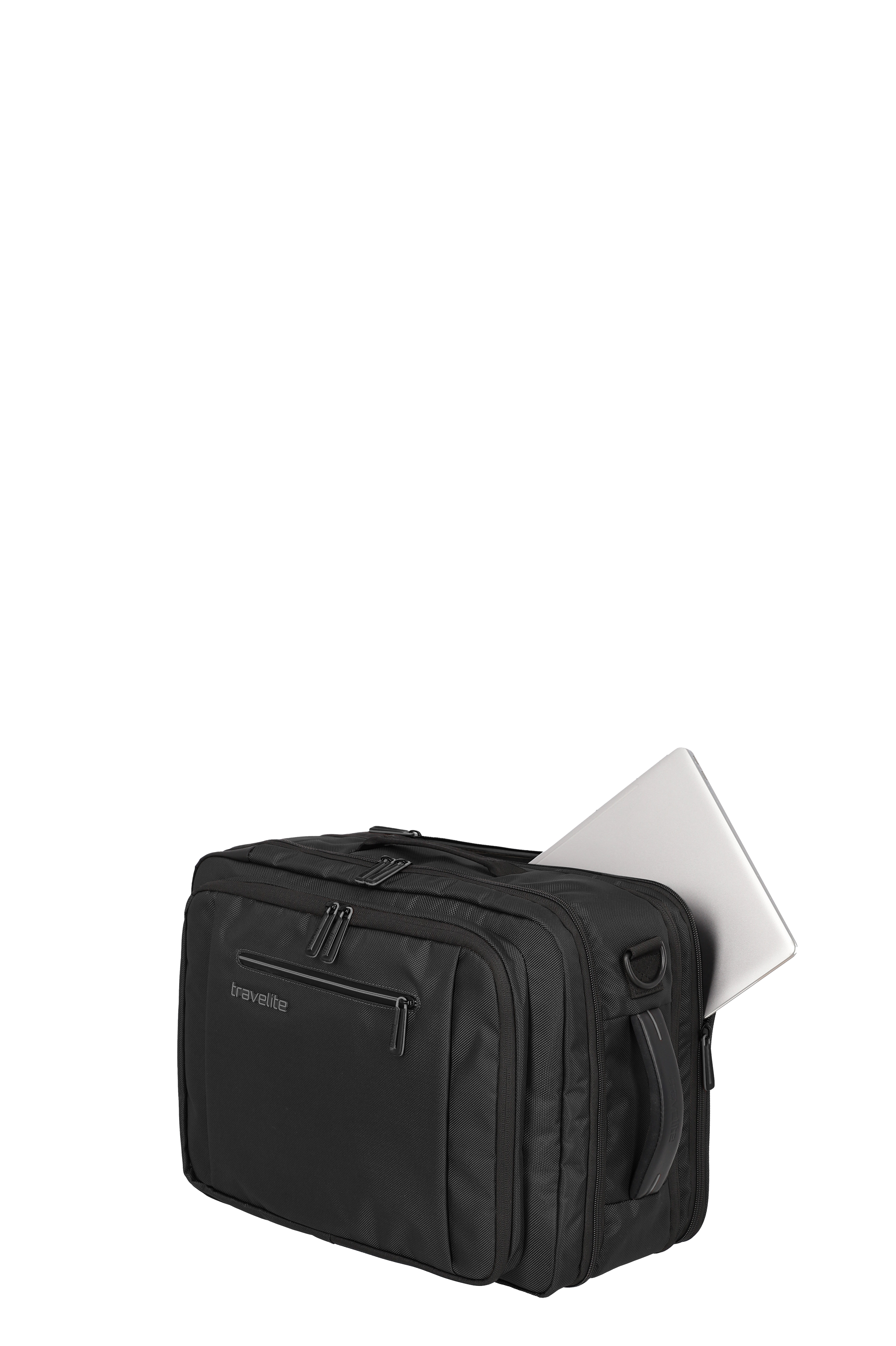 Travelite CROSSLITE Bordtasche/Rucksack L erw., Black – Produktansicht 4