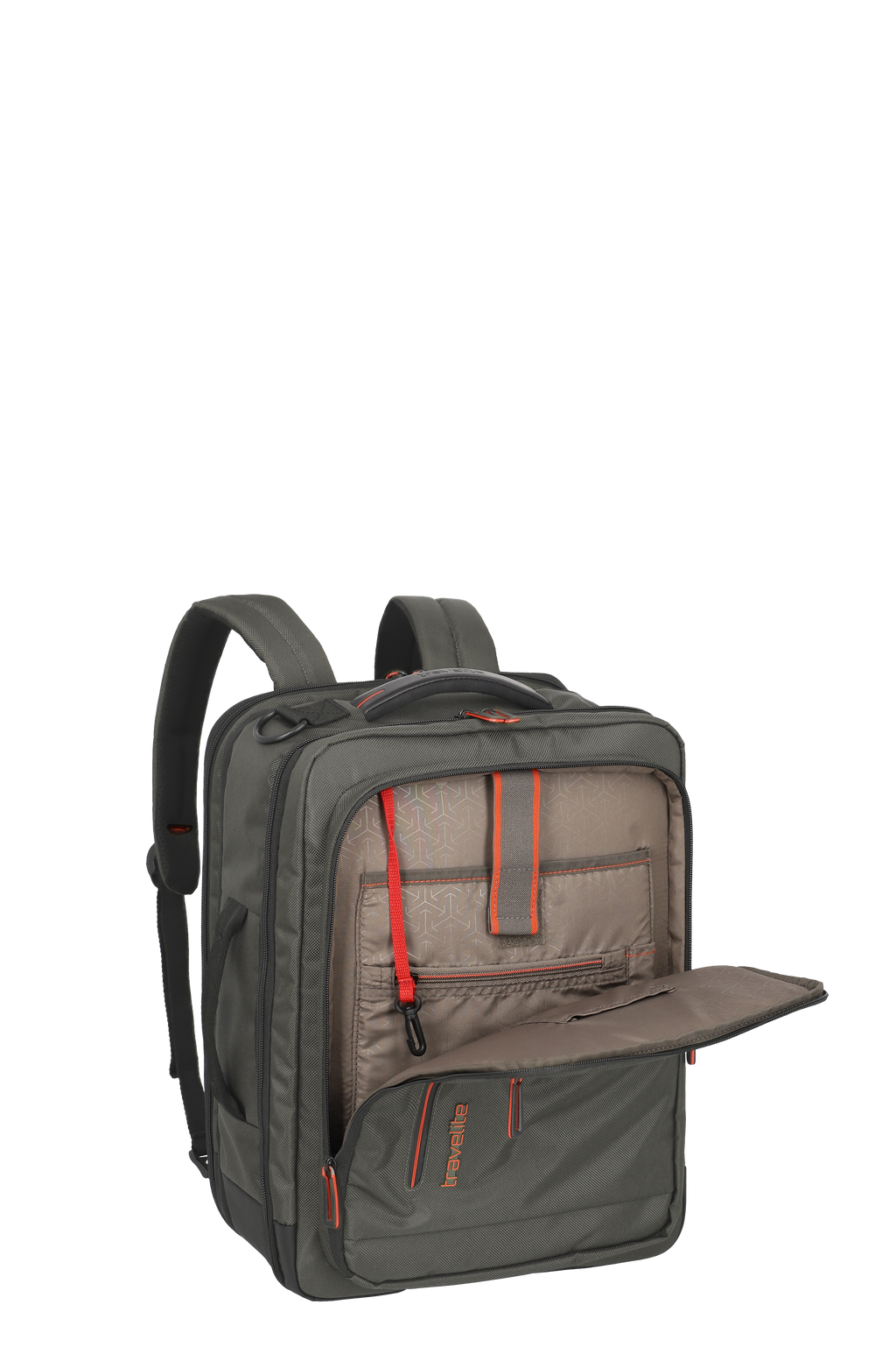 Travelite CROSSLITE Bordtasche/Rucksack L erw., Olive – Produktansicht 7