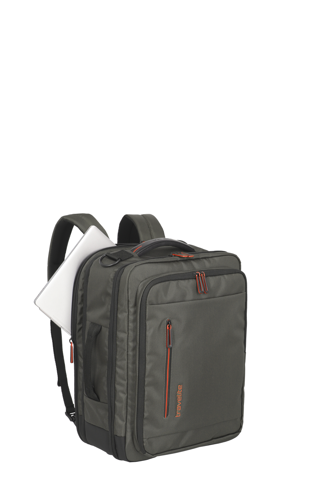 Travelite CROSSLITE Bordtasche/Rucksack L erw., Olive – Produktansicht 11