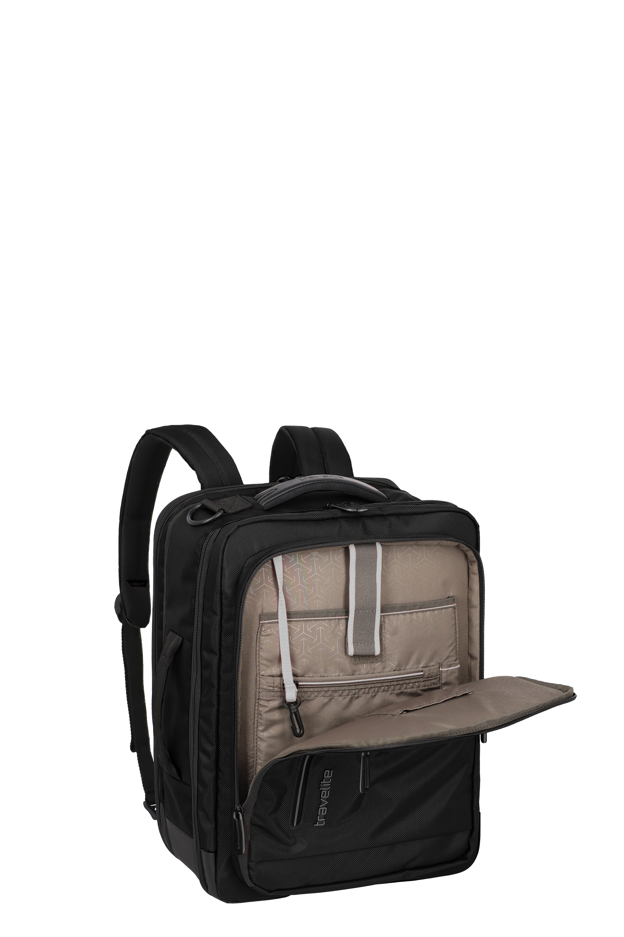 Travelite CROSSLITE Bordtasche/Rucksack L erw., Black – Produktansicht 9