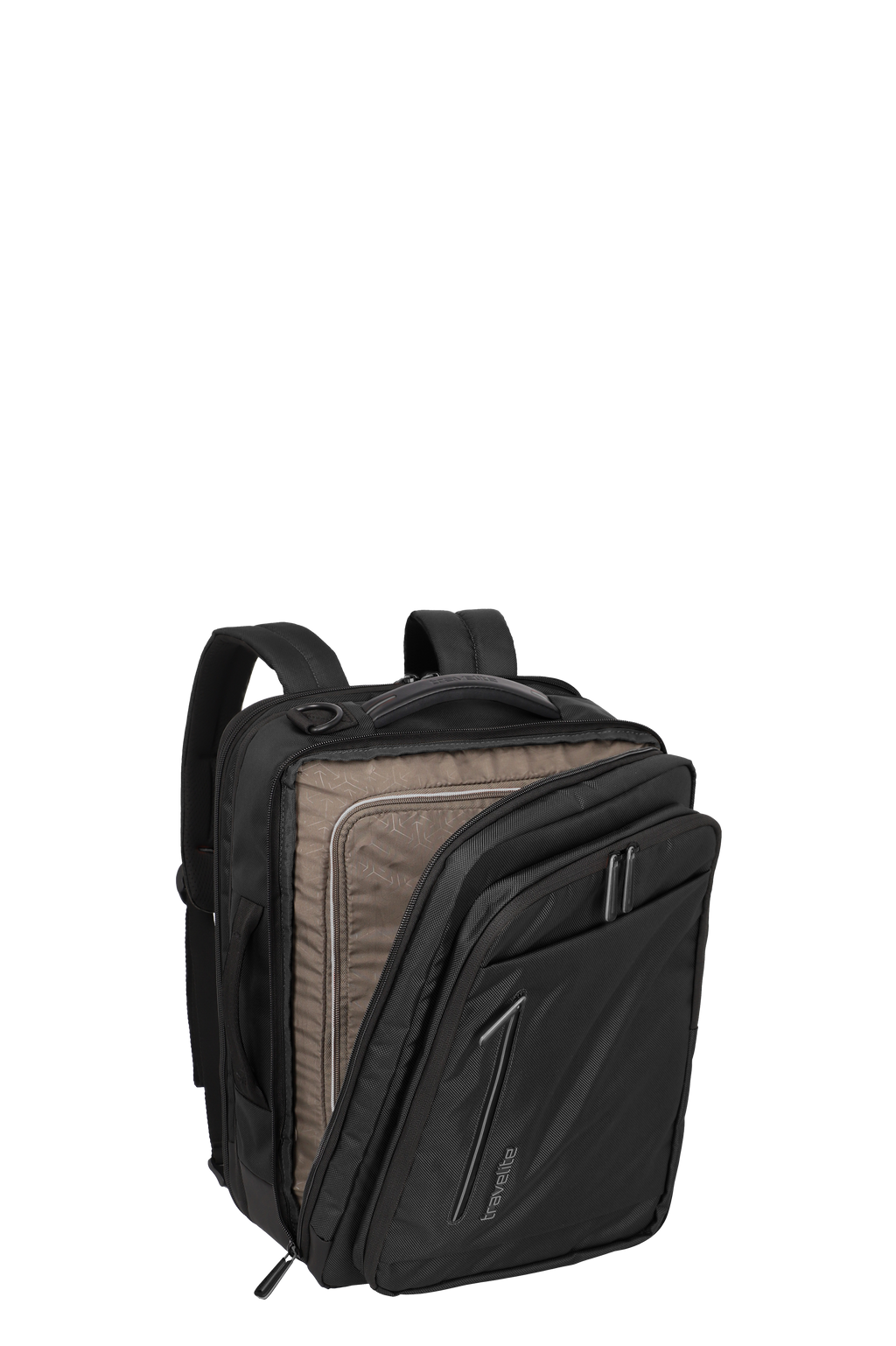 Travelite CROSSLITE Bordtasche/Rucksack L erw., Black – Produktansicht 10