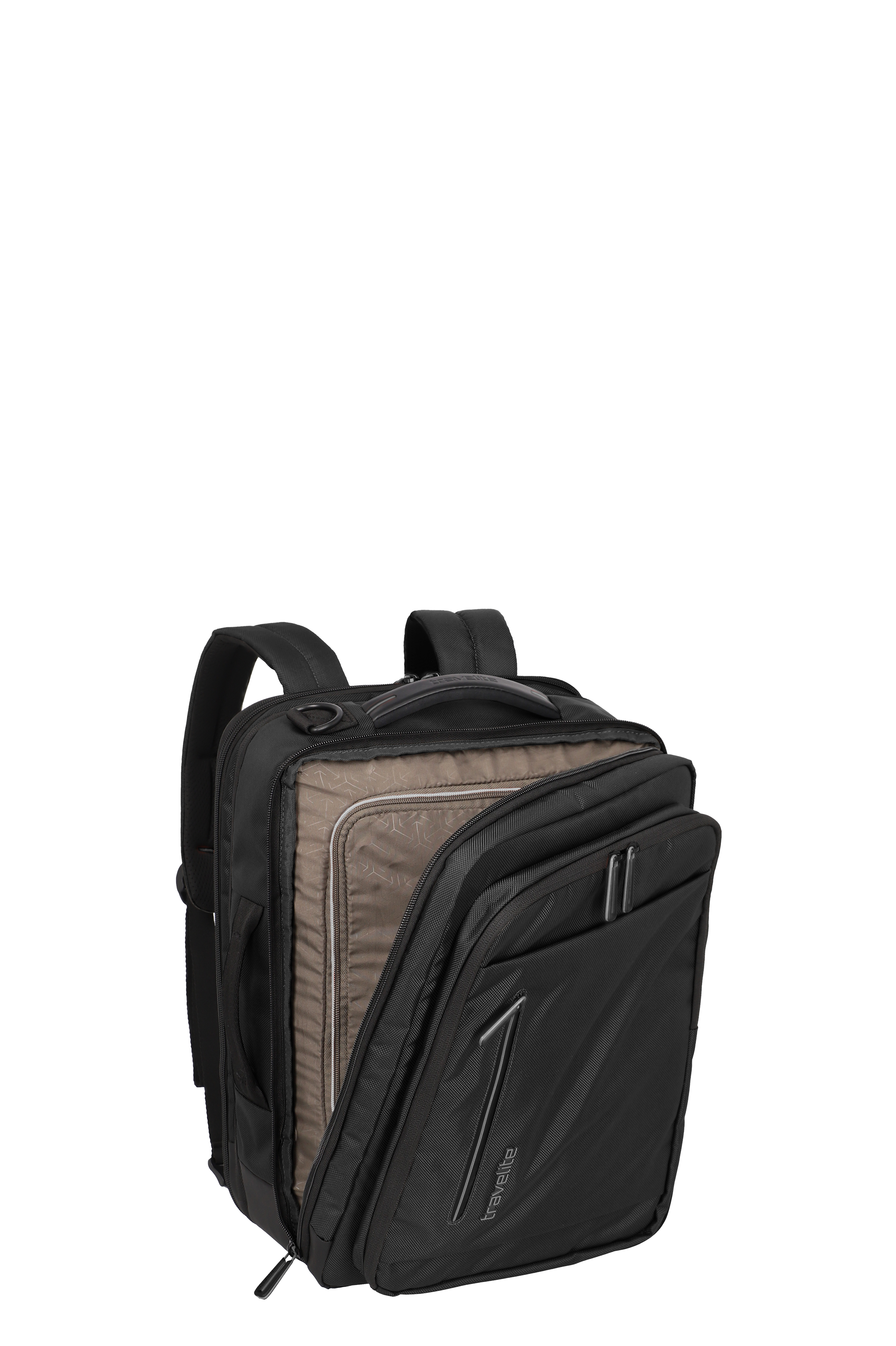 Travelite CROSSLITE Bordtasche/Rucksack L erw., Black – Produktansicht 10