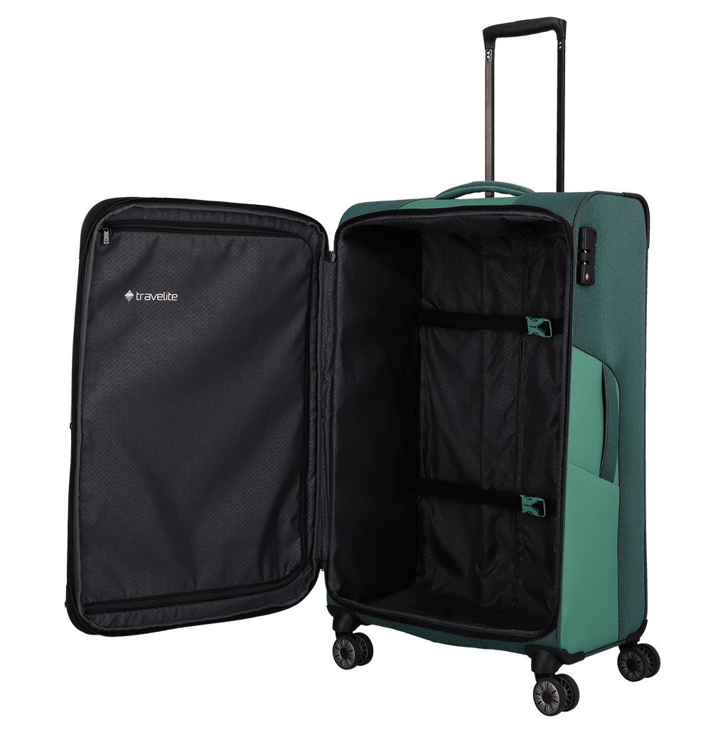 Travelite VIIA 4w Trolley L erw., Eukalyptus – Produktansicht 6