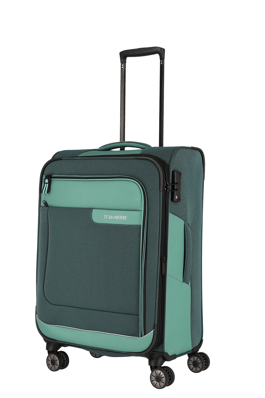 Travelite VIIA 4w Trolley M erw., Eukalyptus – Produktansicht 3