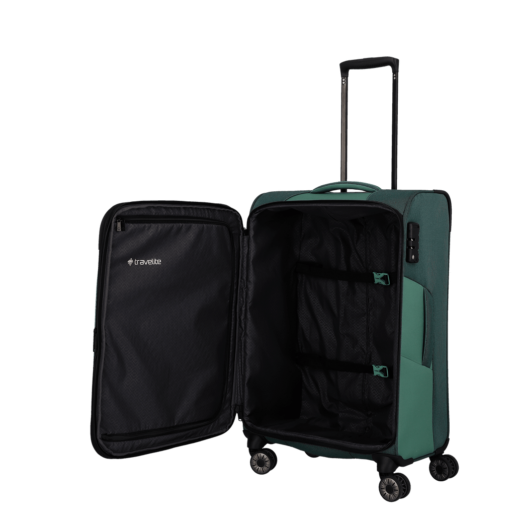 Travelite VIIA 4w Trolley M erw., Eukalyptus – Produktansicht 7