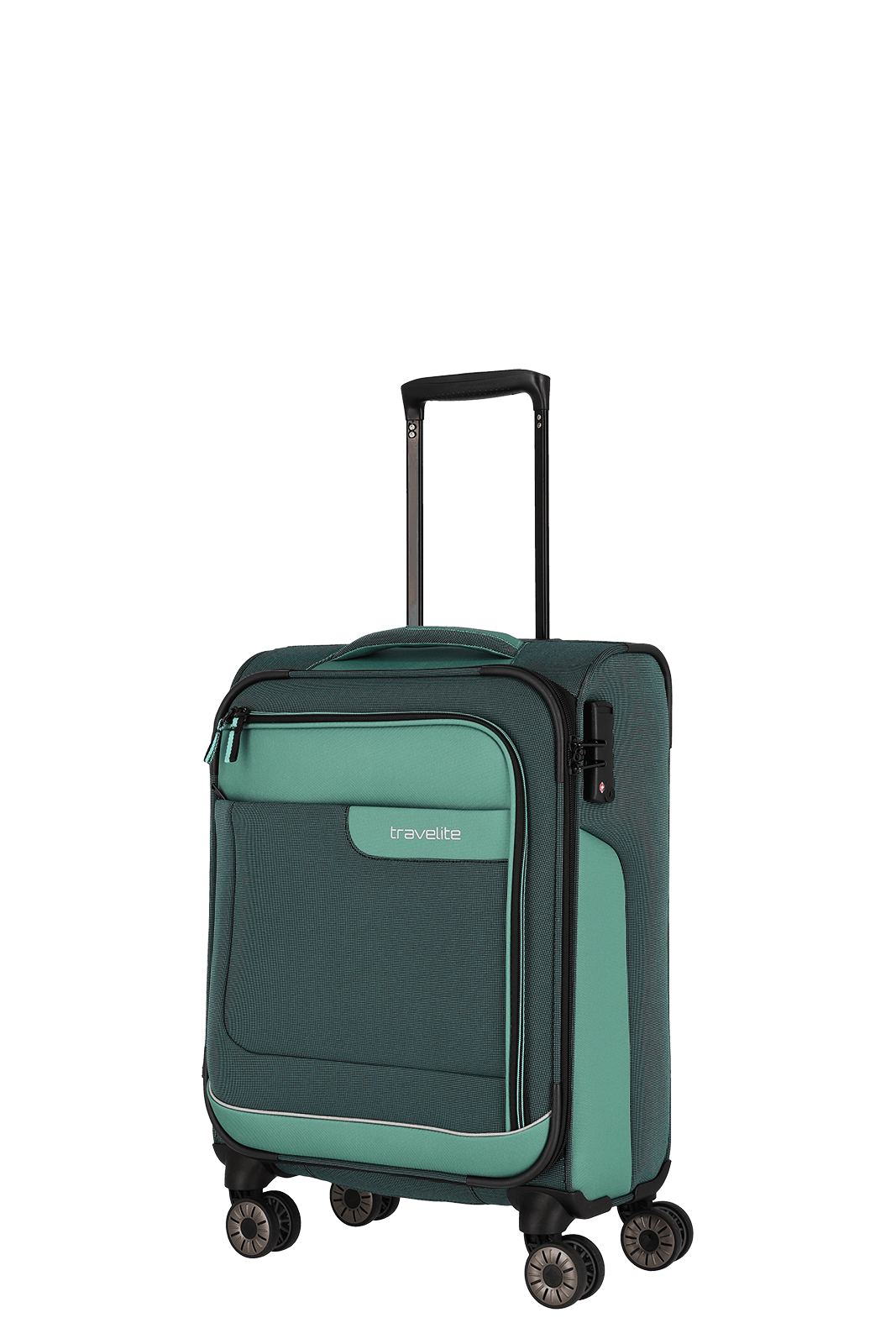 Travelite VIIA 4w Trolley S, Eukalyptus – Produktansicht 3