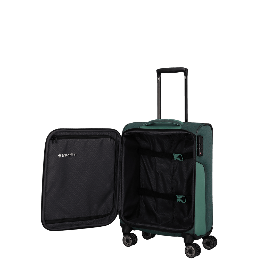 Travelite VIIA 4w Trolley S, Eukalyptus – Produktansicht 6