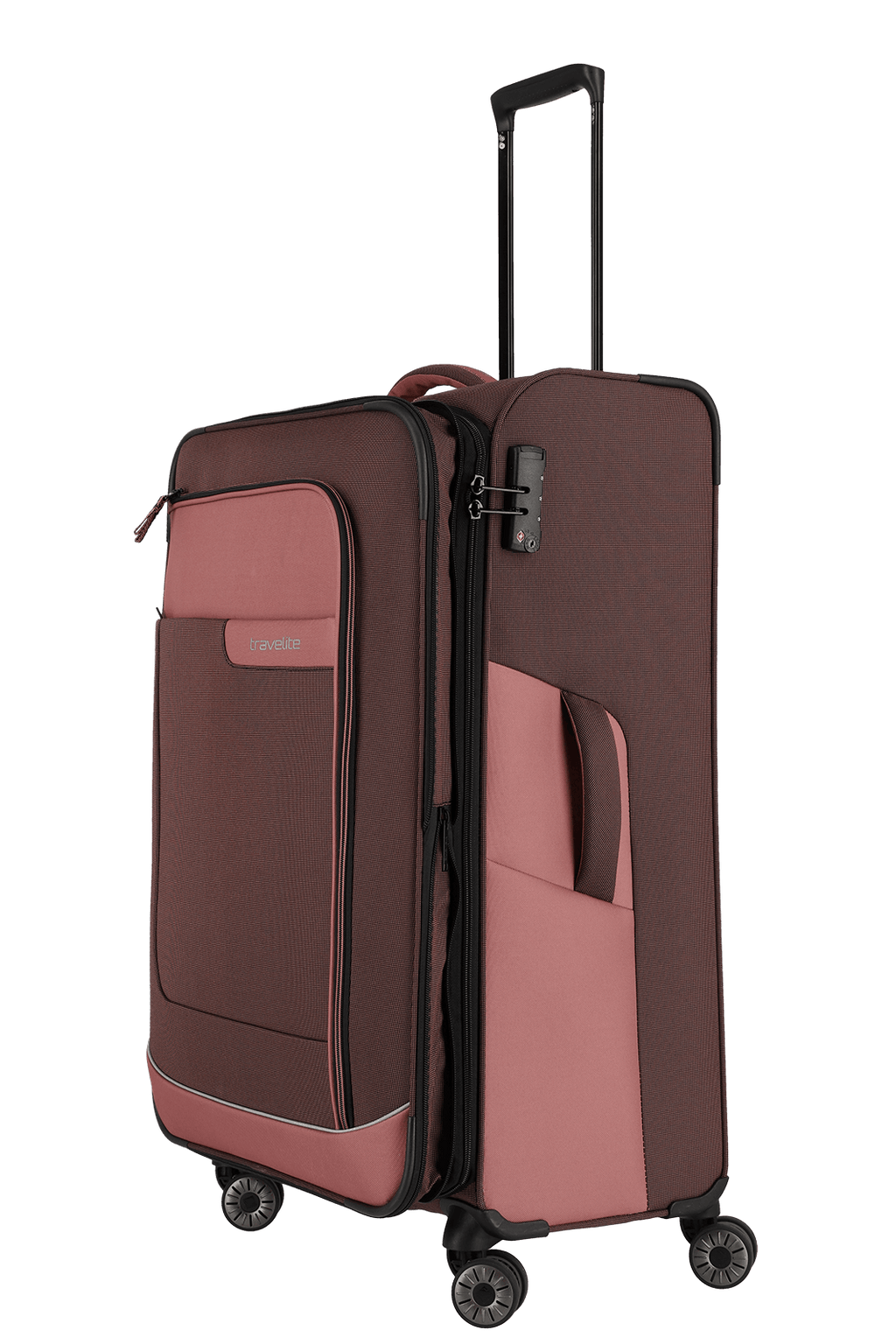 Travelite VIIA 4w Trolley L erw., Frühlingsrose – Produktansicht 4