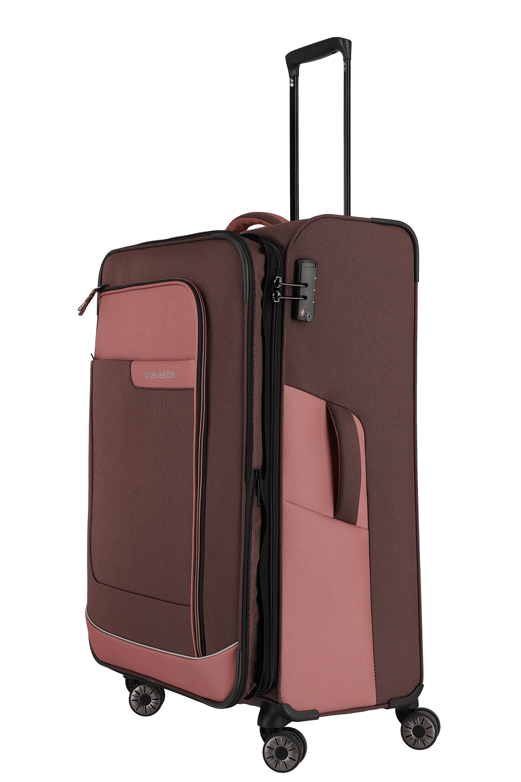 Travelite VIIA 4w Trolley L erw., Frühlingsrose – Produktansicht 4