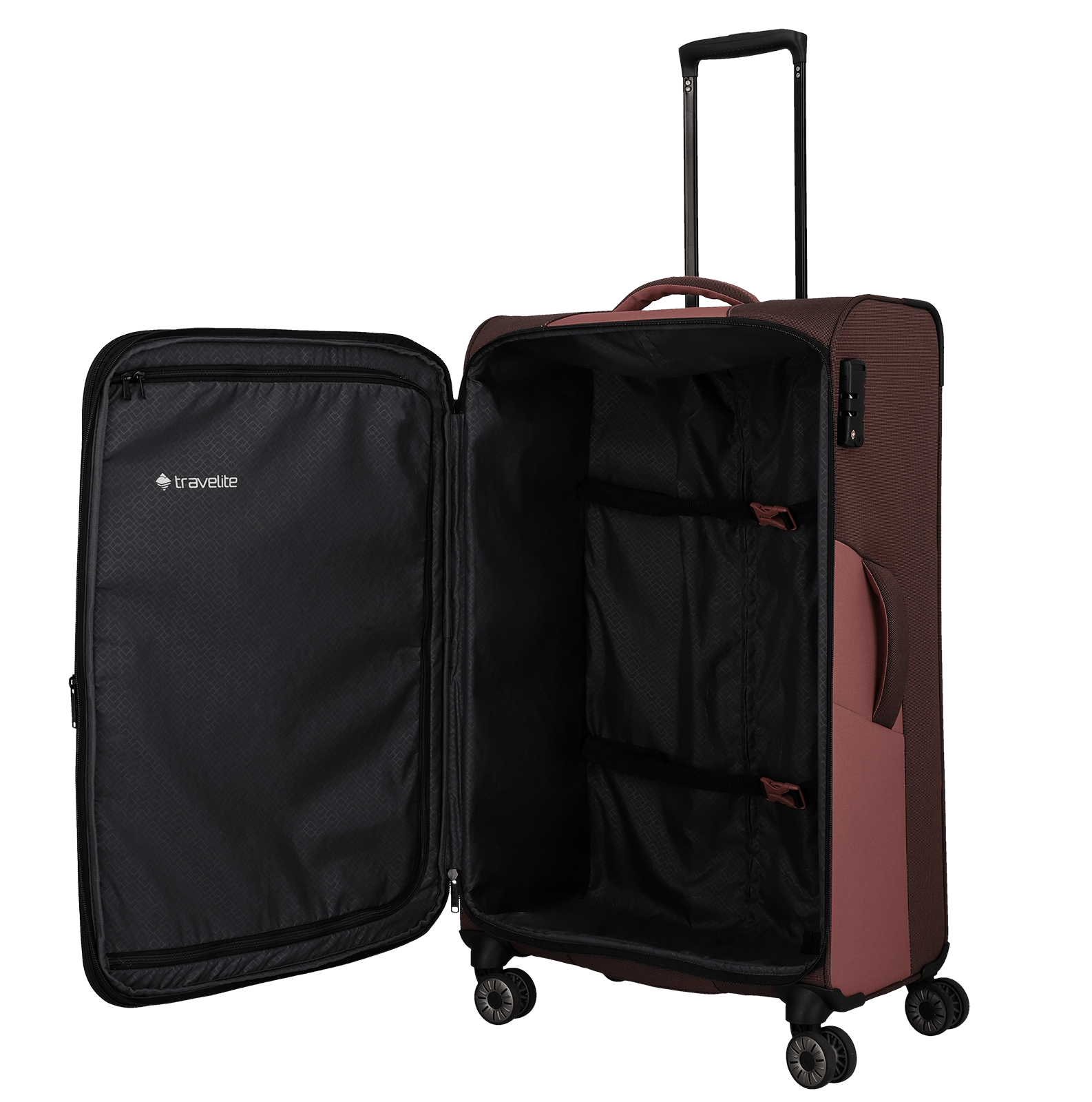 Travelite VIIA 4w Trolley L erw., Frühlingsrose – Produktansicht 7