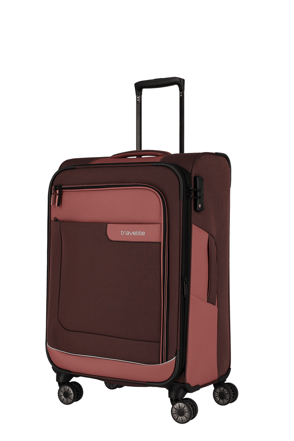 Travelite VIIA 4w Trolley M erw., Frühlingsrose – Produktansicht 4
