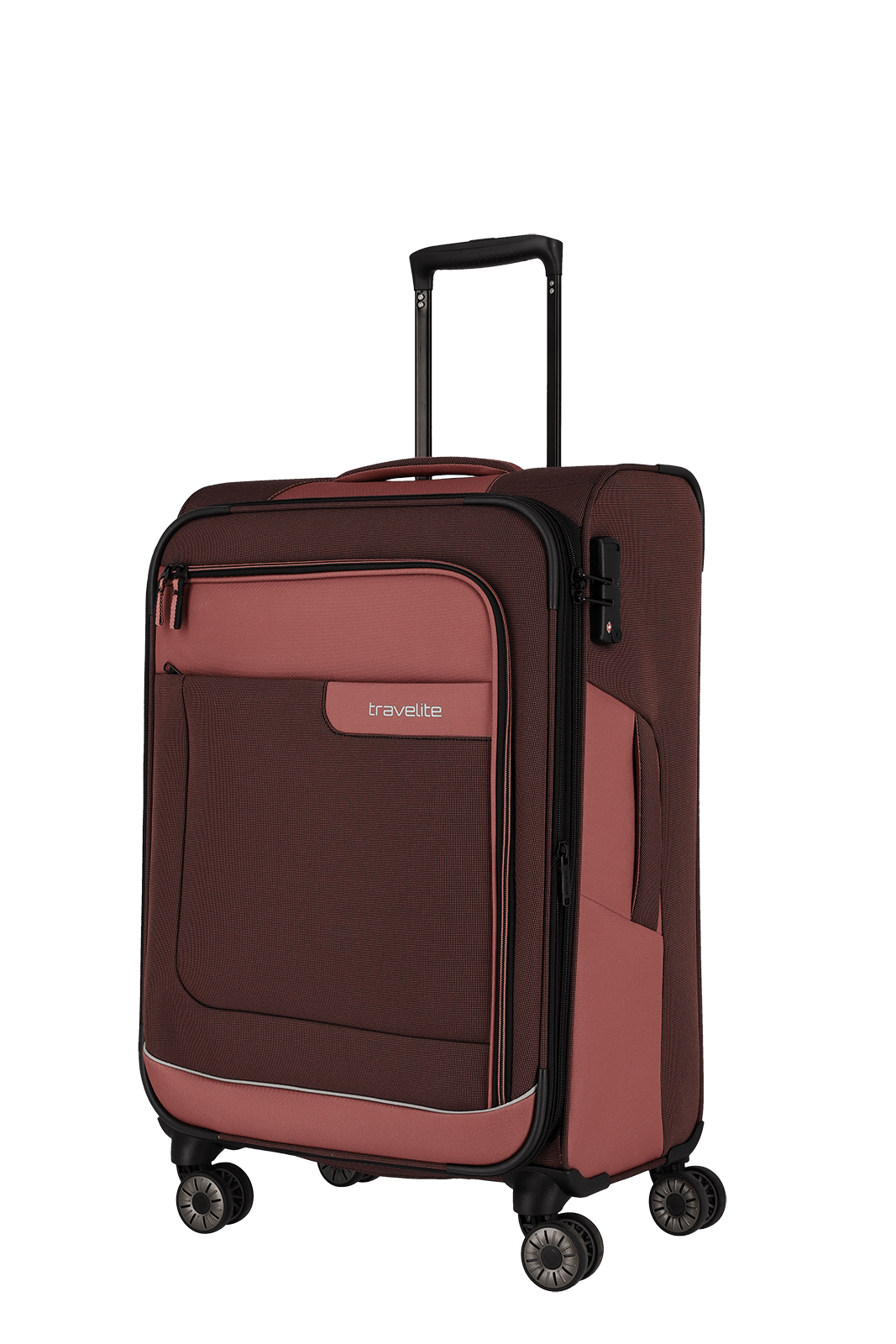 Travelite VIIA 4w Trolley M erw., Frühlingsrose – Produktansicht 4
