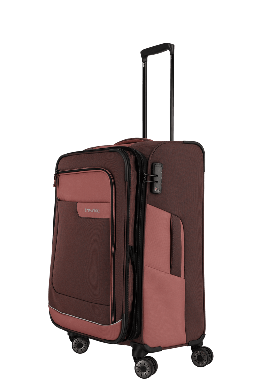 Travelite VIIA 4w Trolley M erw., Frühlingsrose – Produktansicht 3
