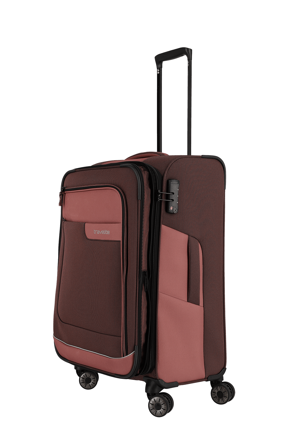Travelite VIIA 4w Trolley M erw., Frühlingsrose – Produktansicht 3