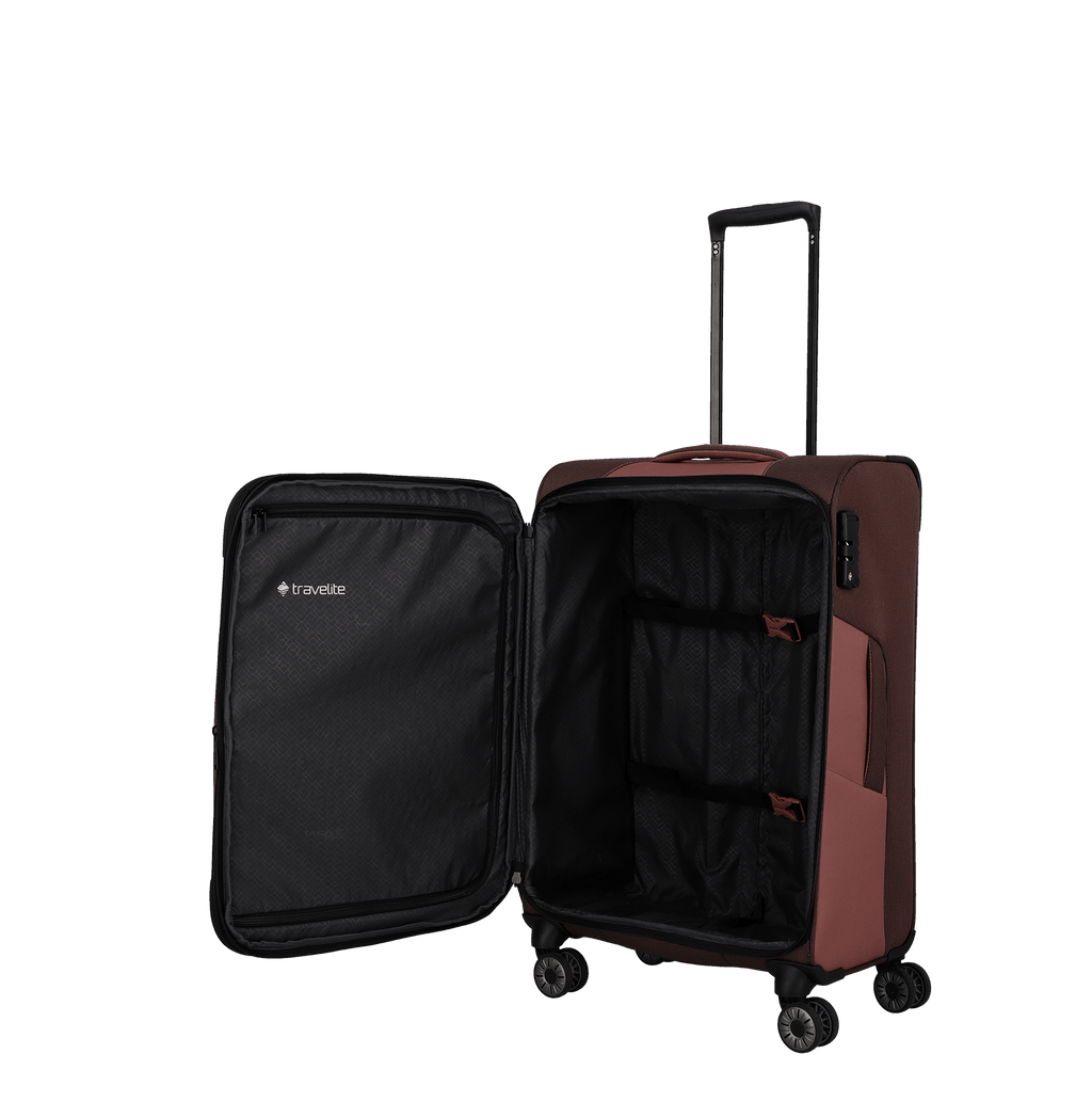Travelite VIIA 4w Trolley M erw., Frühlingsrose – Produktansicht 7