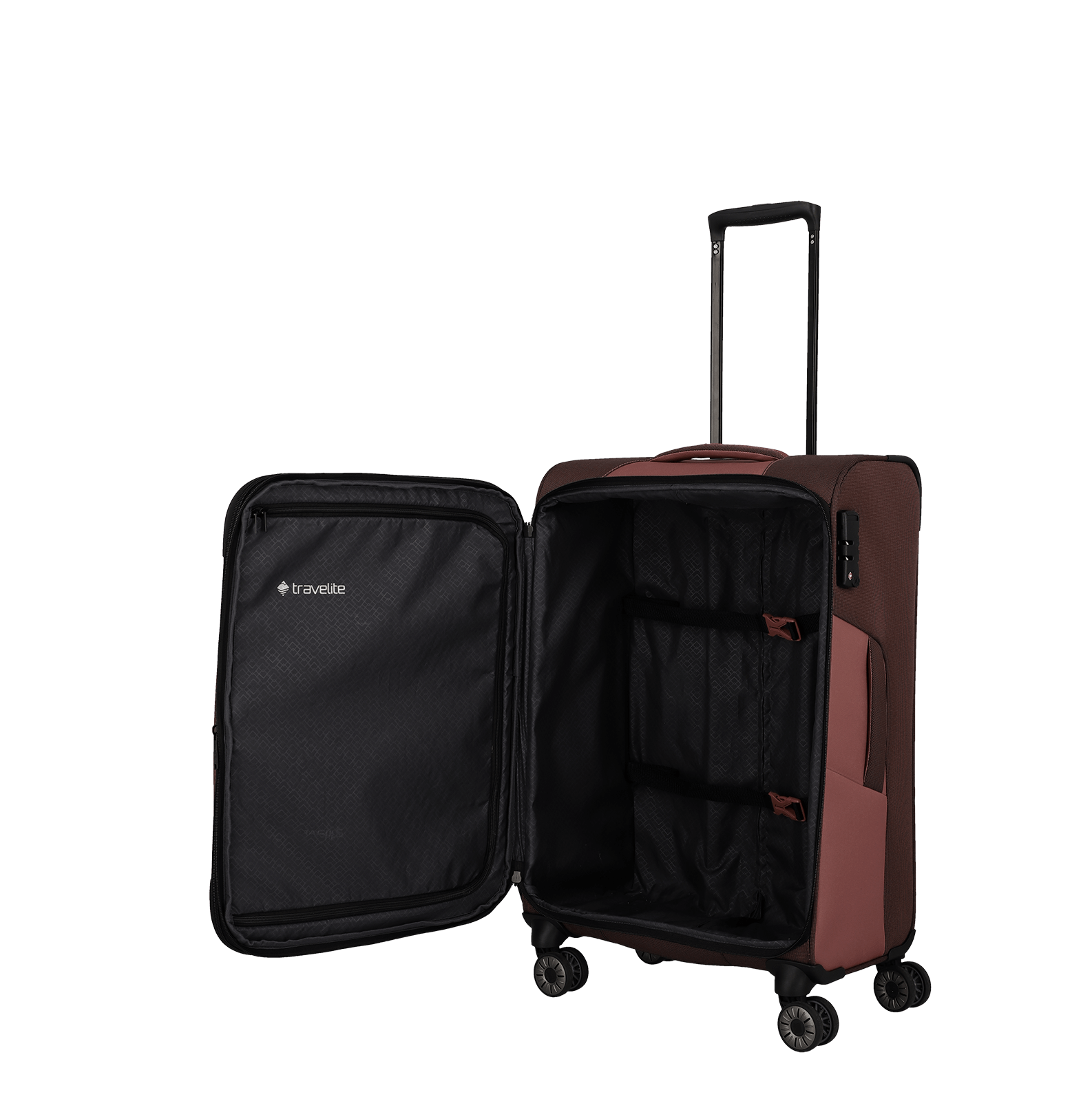 Travelite VIIA 4w Trolley M erw., Frühlingsrose – Produktansicht 7