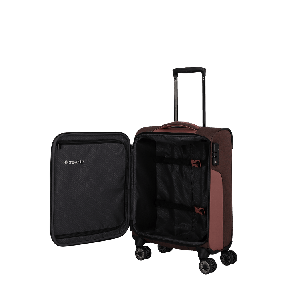 Travelite VIIA 4w Trolley S, Frühlingsrose – Produktansicht 6