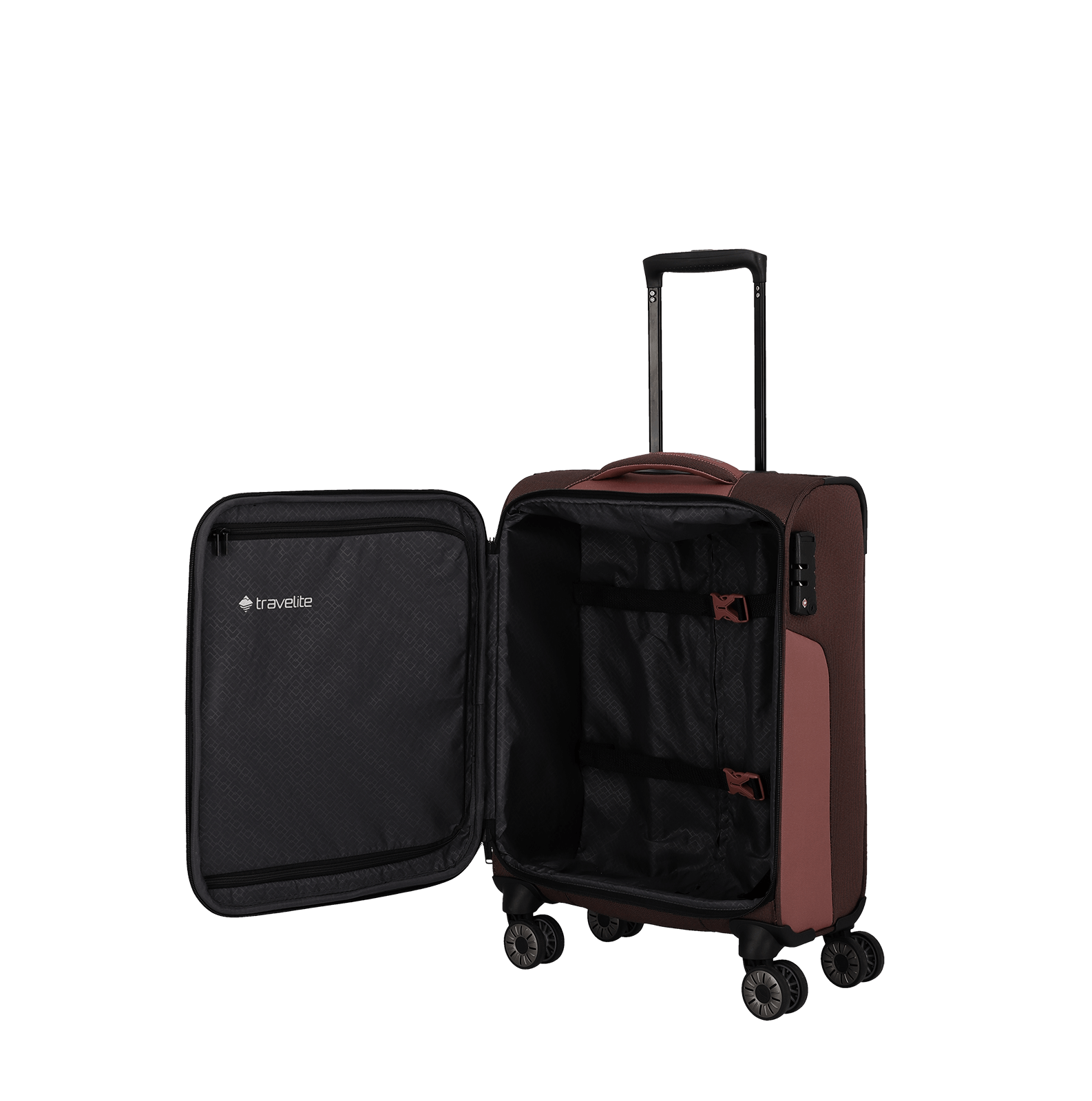 Travelite VIIA 4w Trolley S, Frühlingsrose – Produktansicht 6