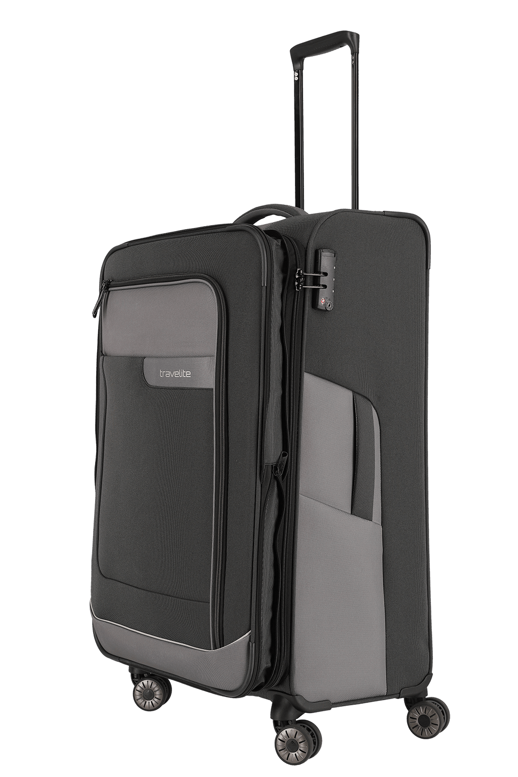Travelite VIIA 4w Trolley L erw., Schiefer – Produktansicht 5