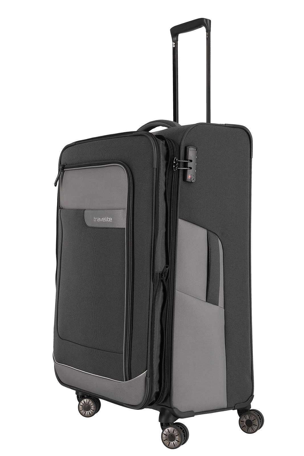 Travelite VIIA 4w Trolley L erw., Schiefer – Produktansicht 5