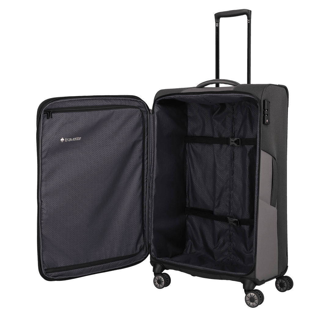 Travelite VIIA 4w Trolley L erw., Schiefer – Produktansicht 4