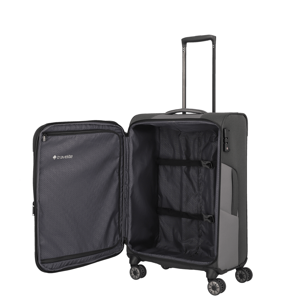 Travelite VIIA 4w Trolley M erw., Schiefer – Produktansicht 6