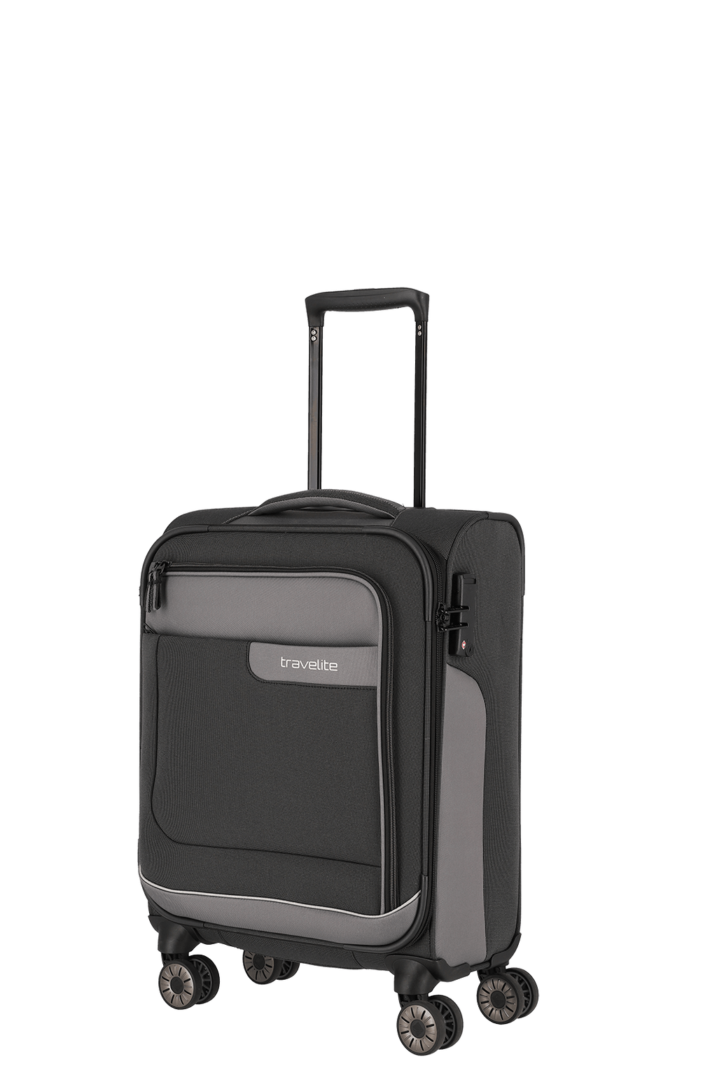 Travelite VIIA 4w Trolley S, Schiefer – Produktansicht 3
