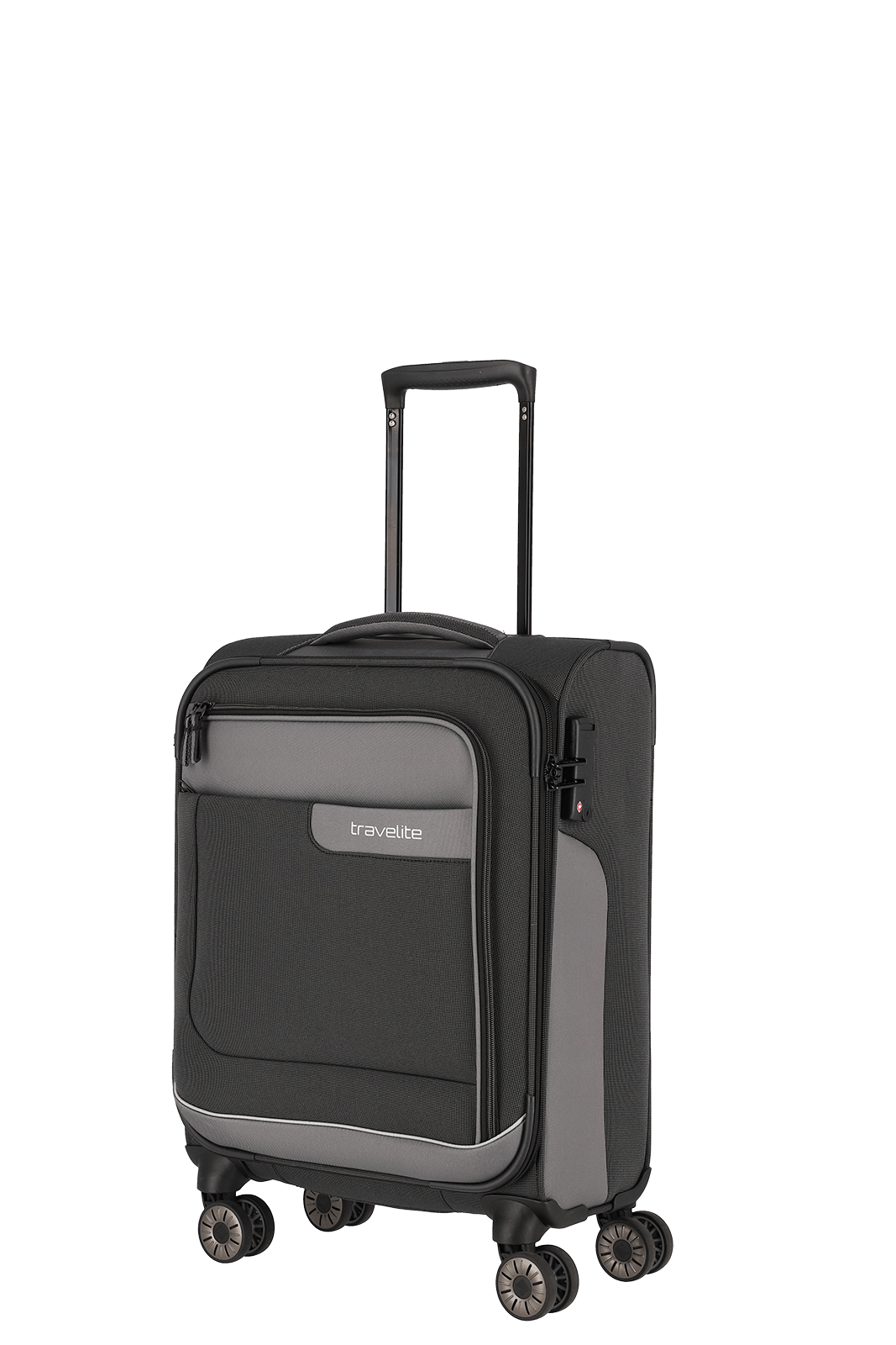 Travelite VIIA 4w Trolley S, Schiefer – Produktansicht 3