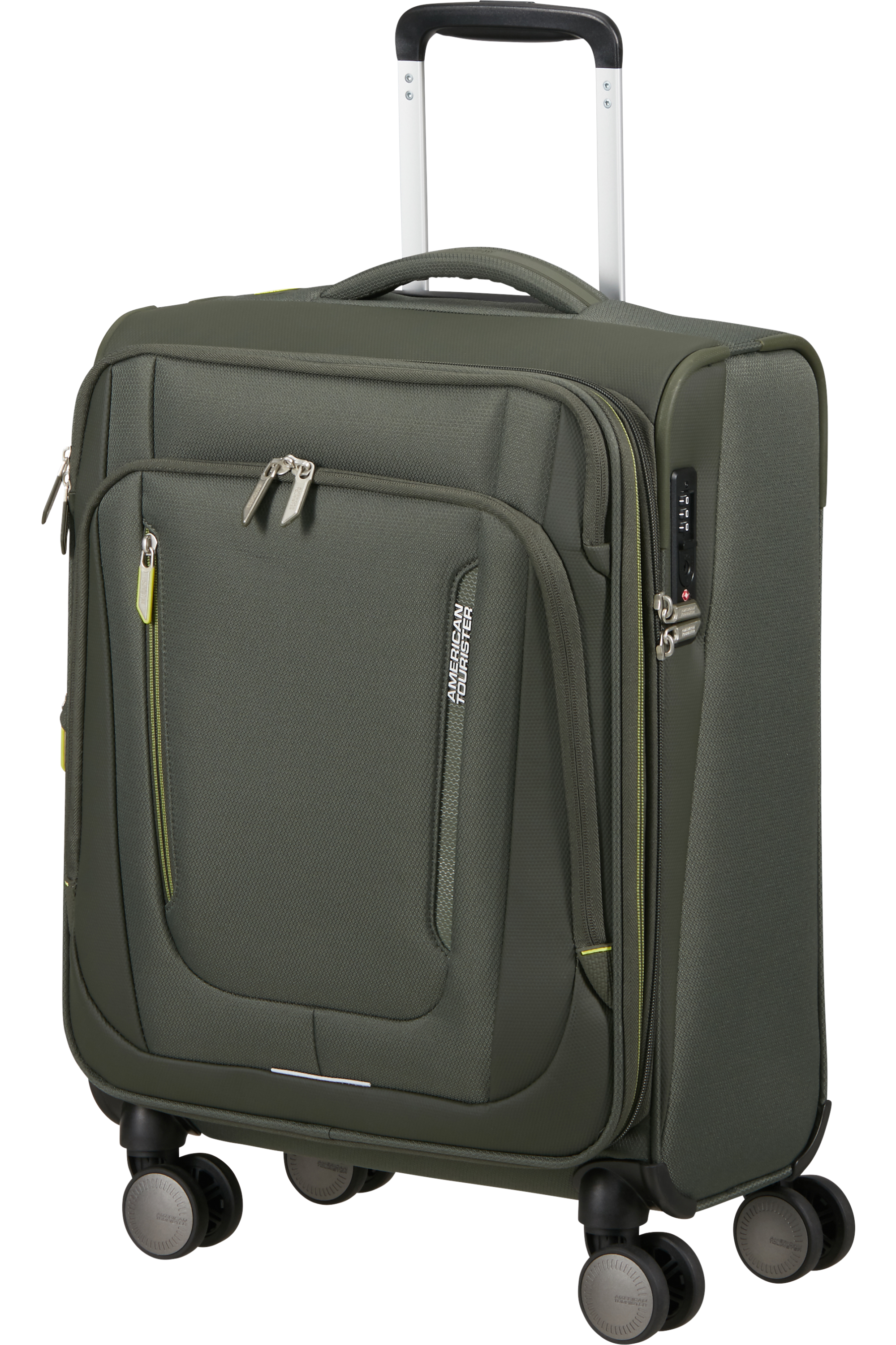 American Tourister WANDERLITE Trolley S, Dark Khaki – Produktansicht 2