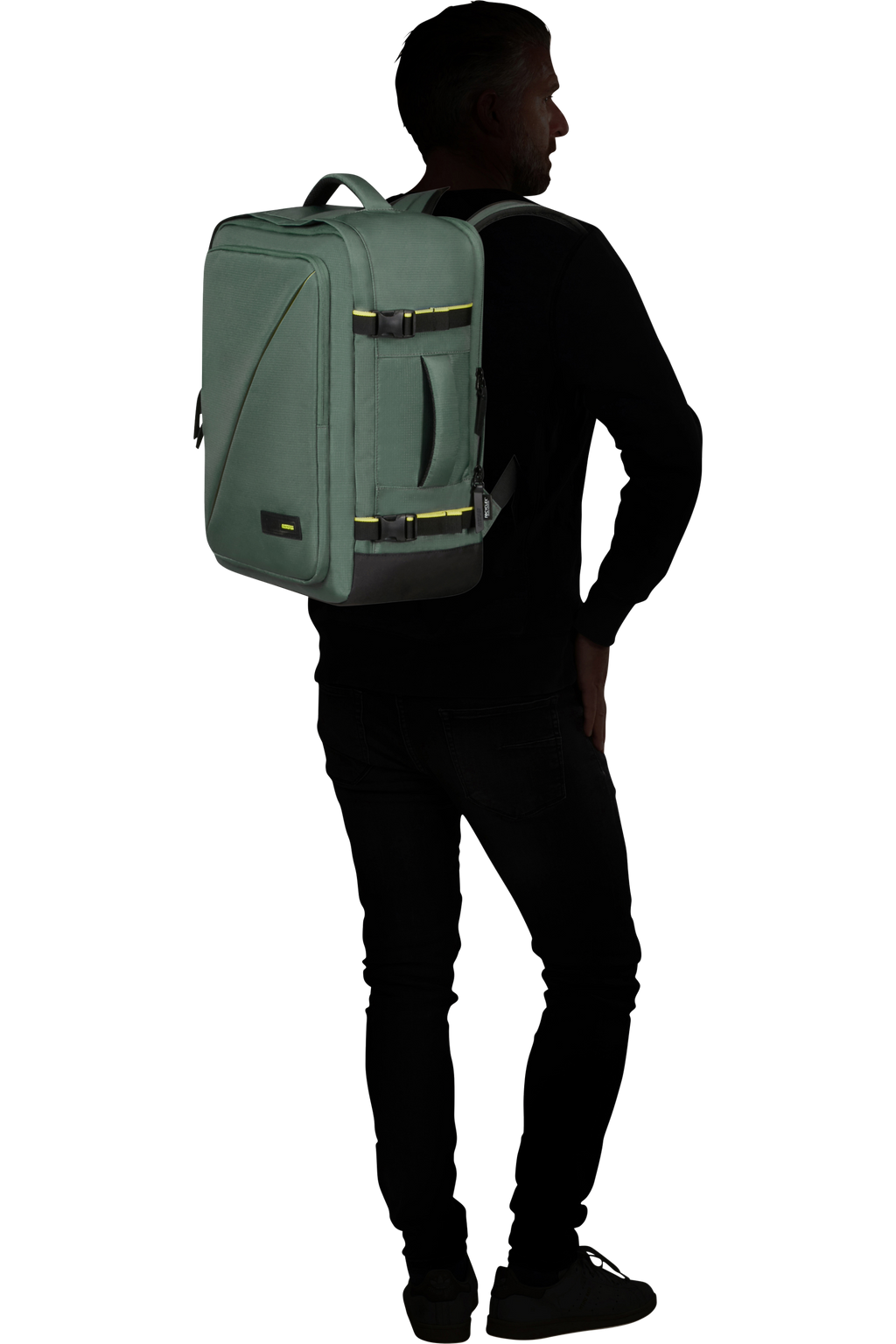 American Tourister TAKE2CABIN Rucksack M, Dark Forest – Produktansicht 2