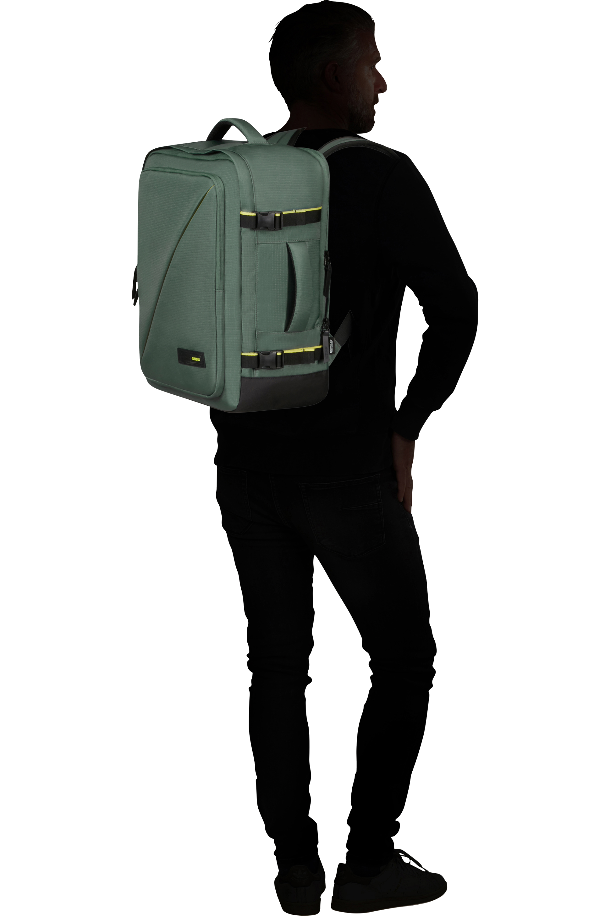 American Tourister TAKE2CABIN Rucksack M, Dark Forest – Produktansicht 2