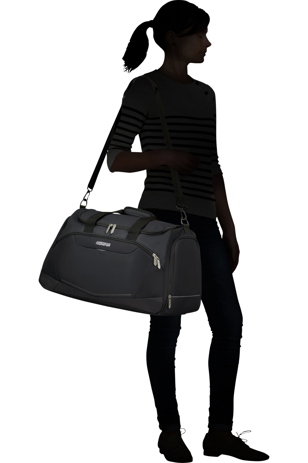 American Tourister SUMMERRIDE Reisetasche S, Schwarz – Produktansicht 2