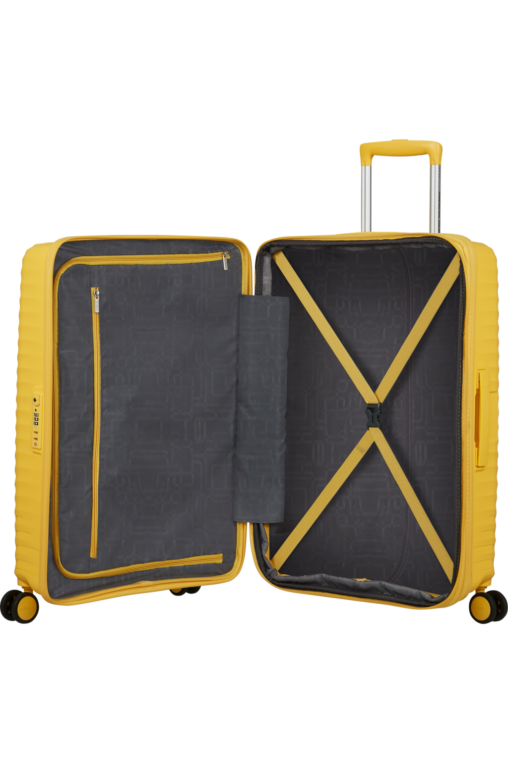 American Tourister DIABLAST Trolley M, Digital Yellow – Produktansicht 3