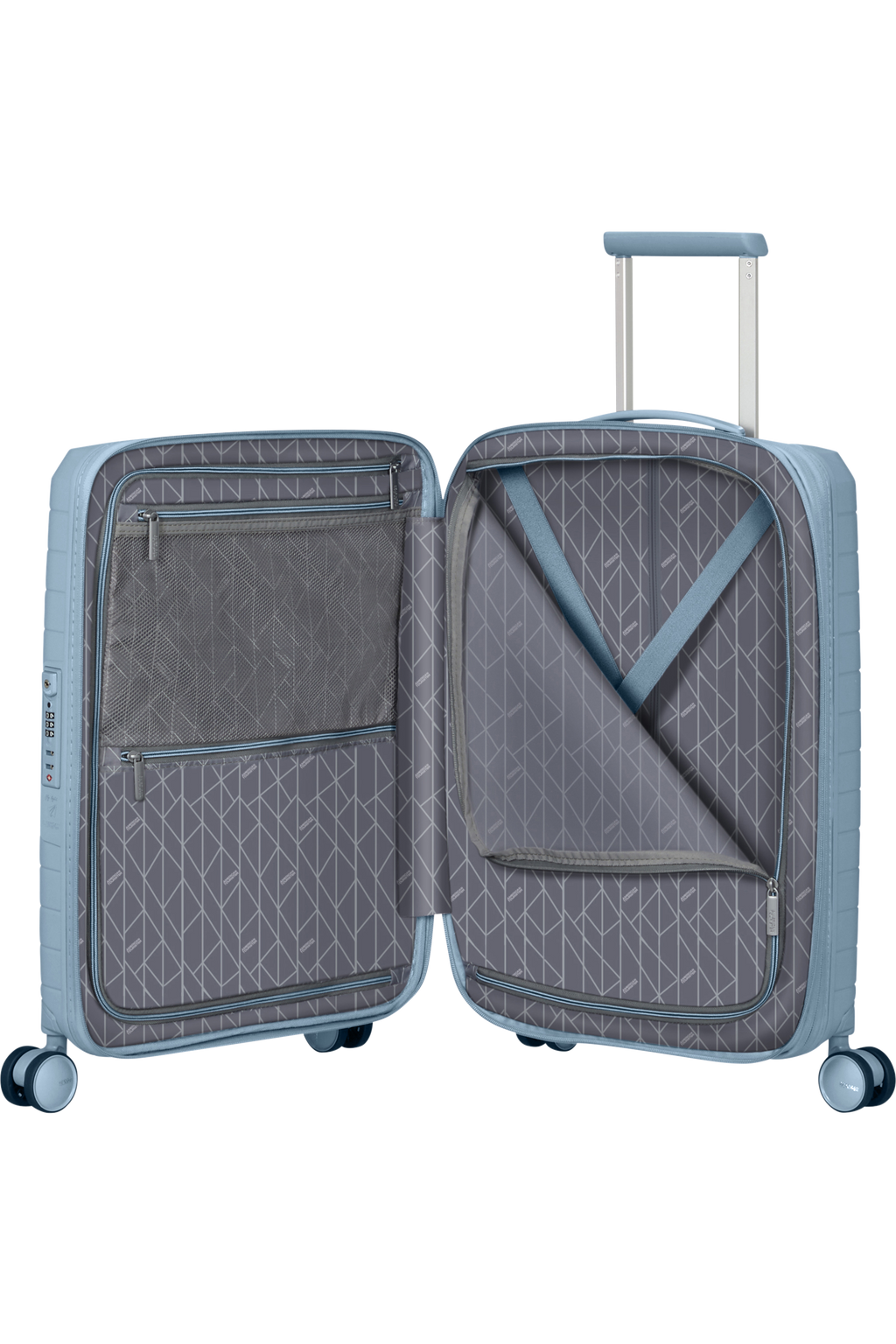 American Tourister FASTFORWARD Trolley S, Steel Blue – Produktansicht 3