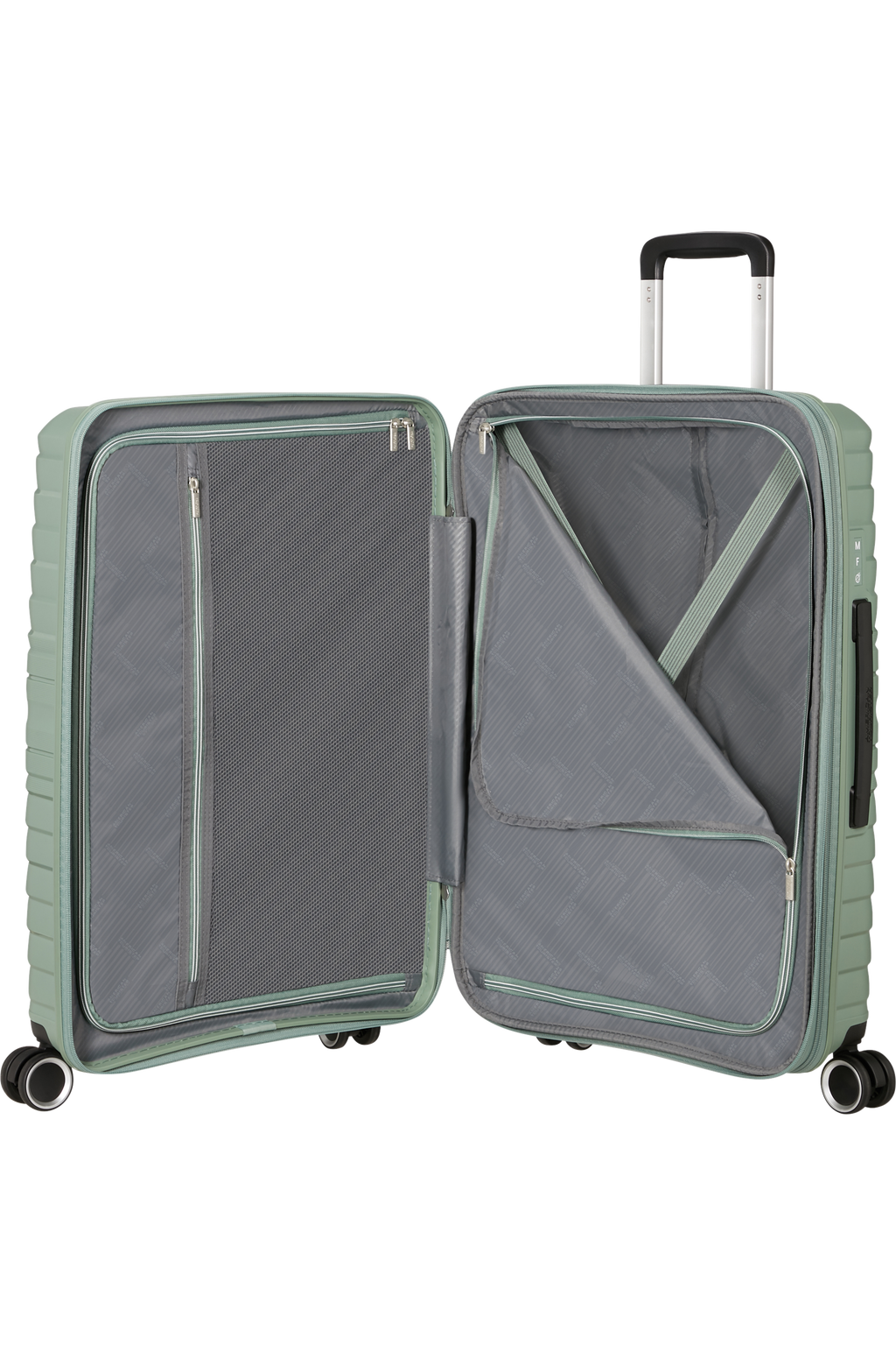 American Tourister FLYTWIST Trolley M, Botanic Green – Produktansicht 3