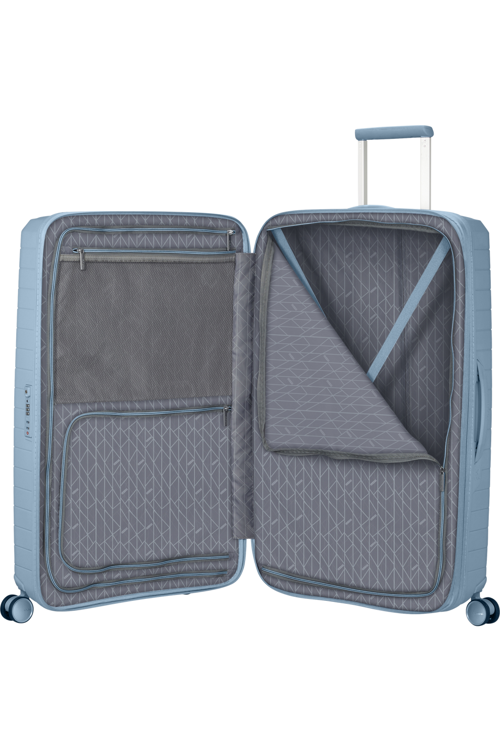 American Tourister FASTFORWARD Trolley L, Steel Blue – Produktansicht 3