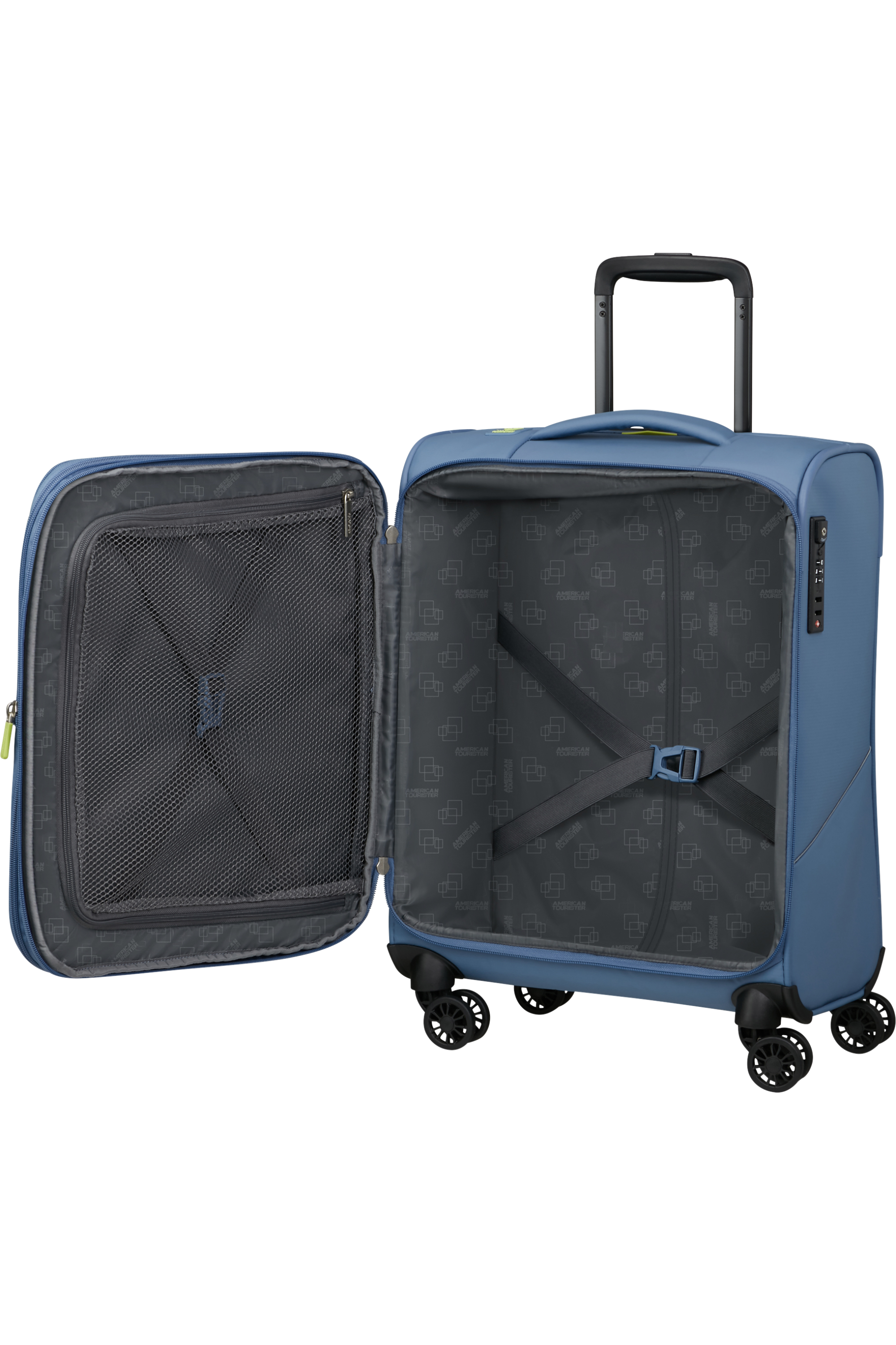 American Tourister SUMMERRIDE Trolley S, Coronet Blue – Produktansicht 3