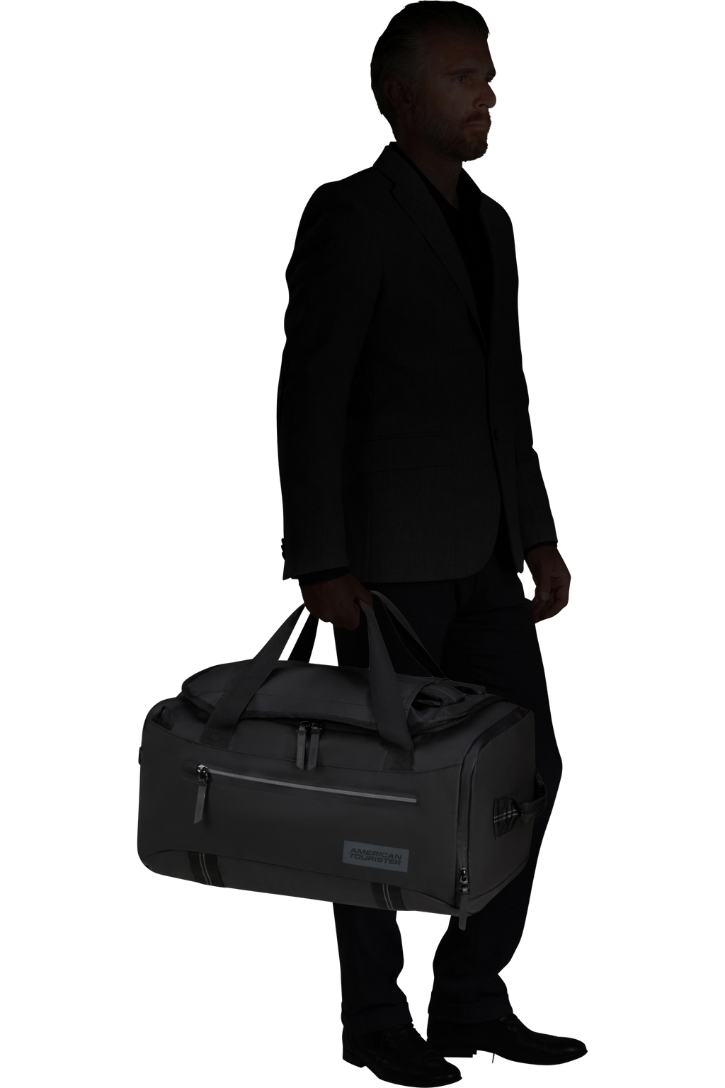 American Tourister TRAILGO Reisetasche S, Schwarz – Produktansicht 2