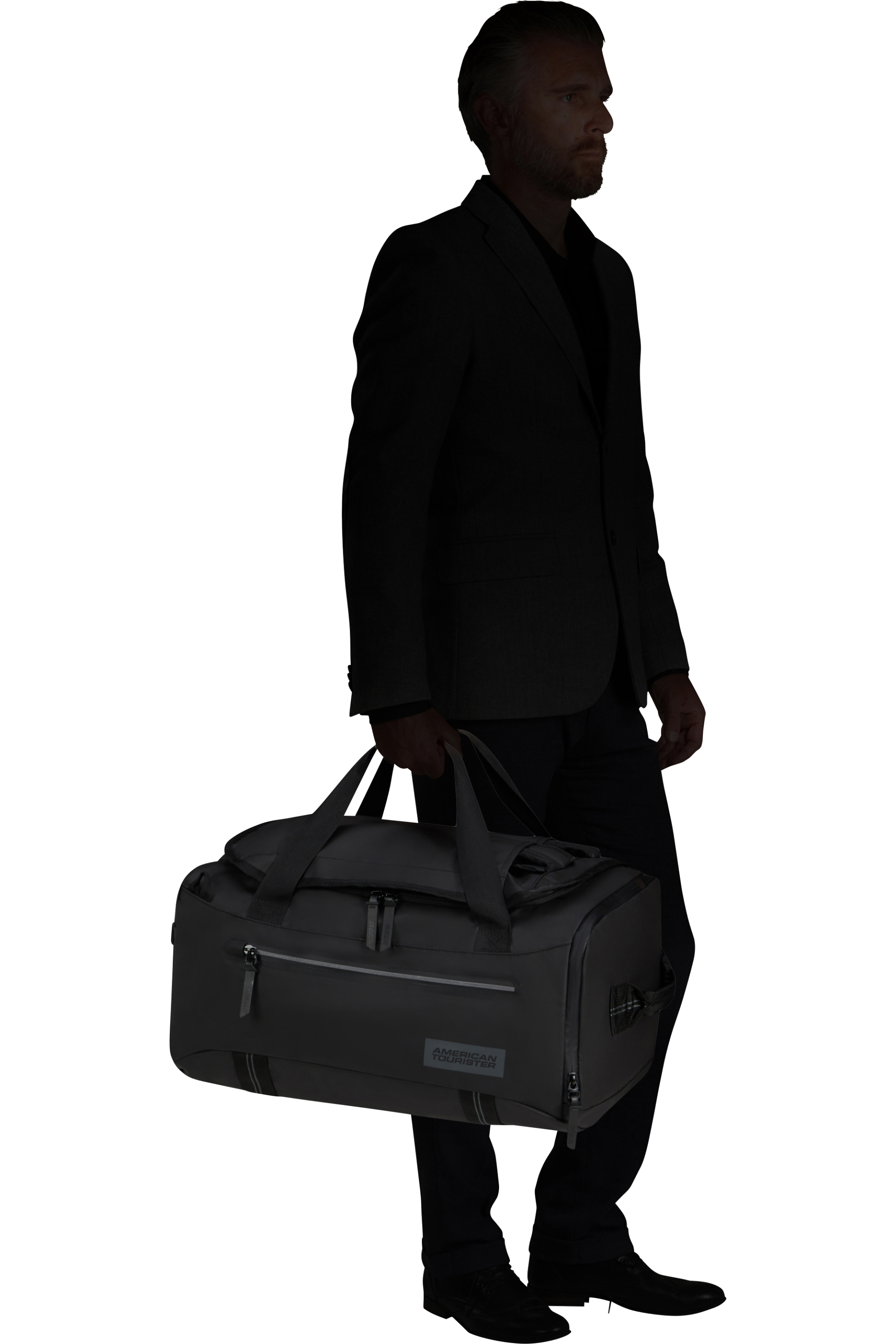 American Tourister TRAILGO Reisetasche S, Schwarz – Produktansicht 2