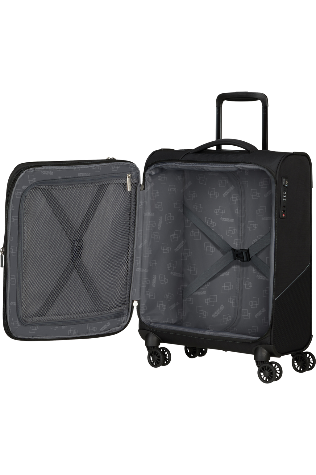 American Tourister SUMMERRIDE Trolley S, Schwarz – Produktansicht 3