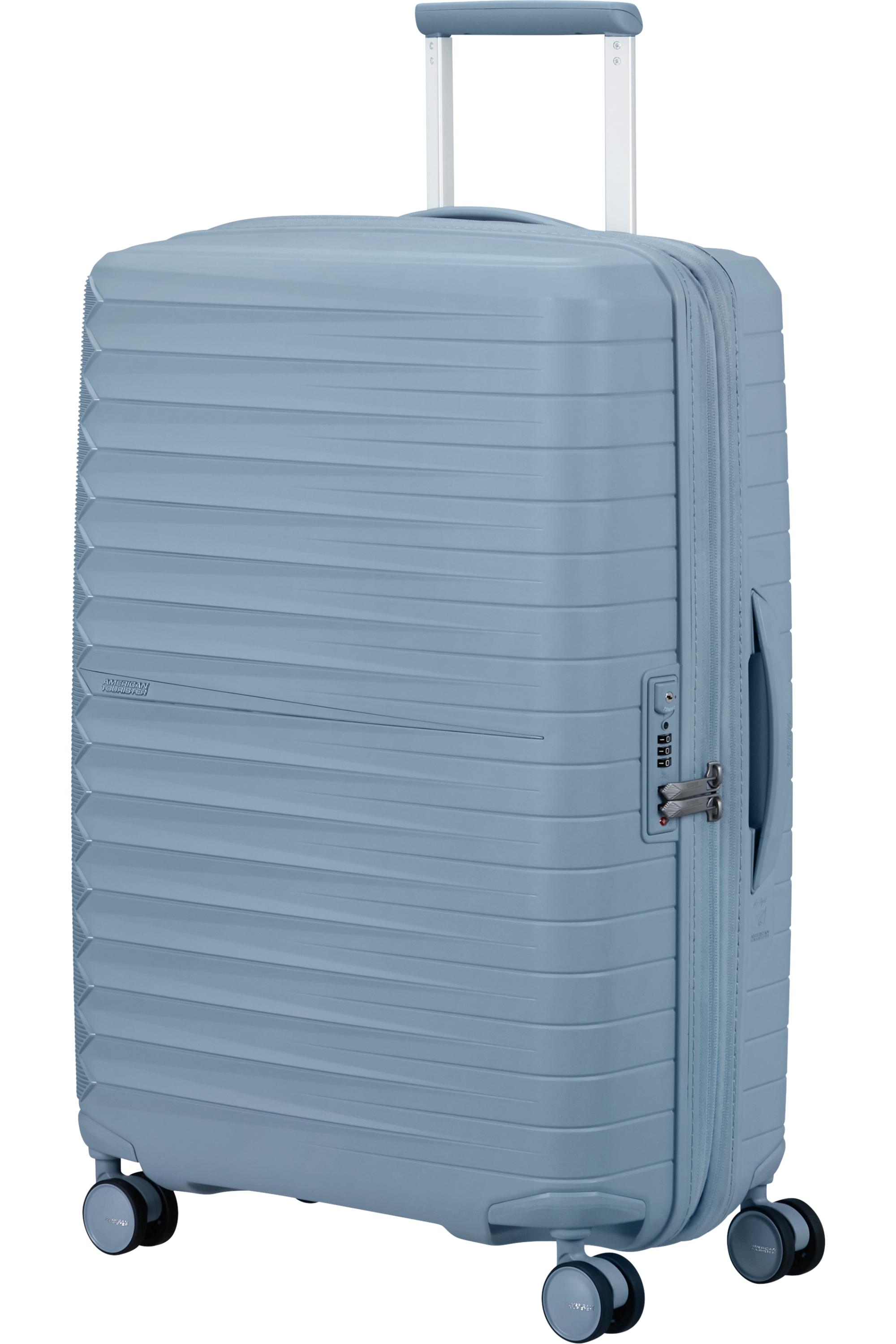 American Tourister FASTFORWARD Trolley M, Steel Blue – Produktansicht 2