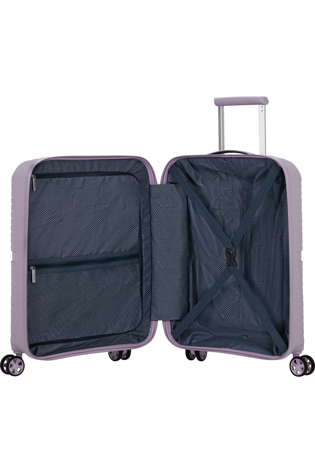 American Tourister AIRCONIC 4w Trolley S Frontloader 15.6", Stormy Lilac – Produktansicht 3