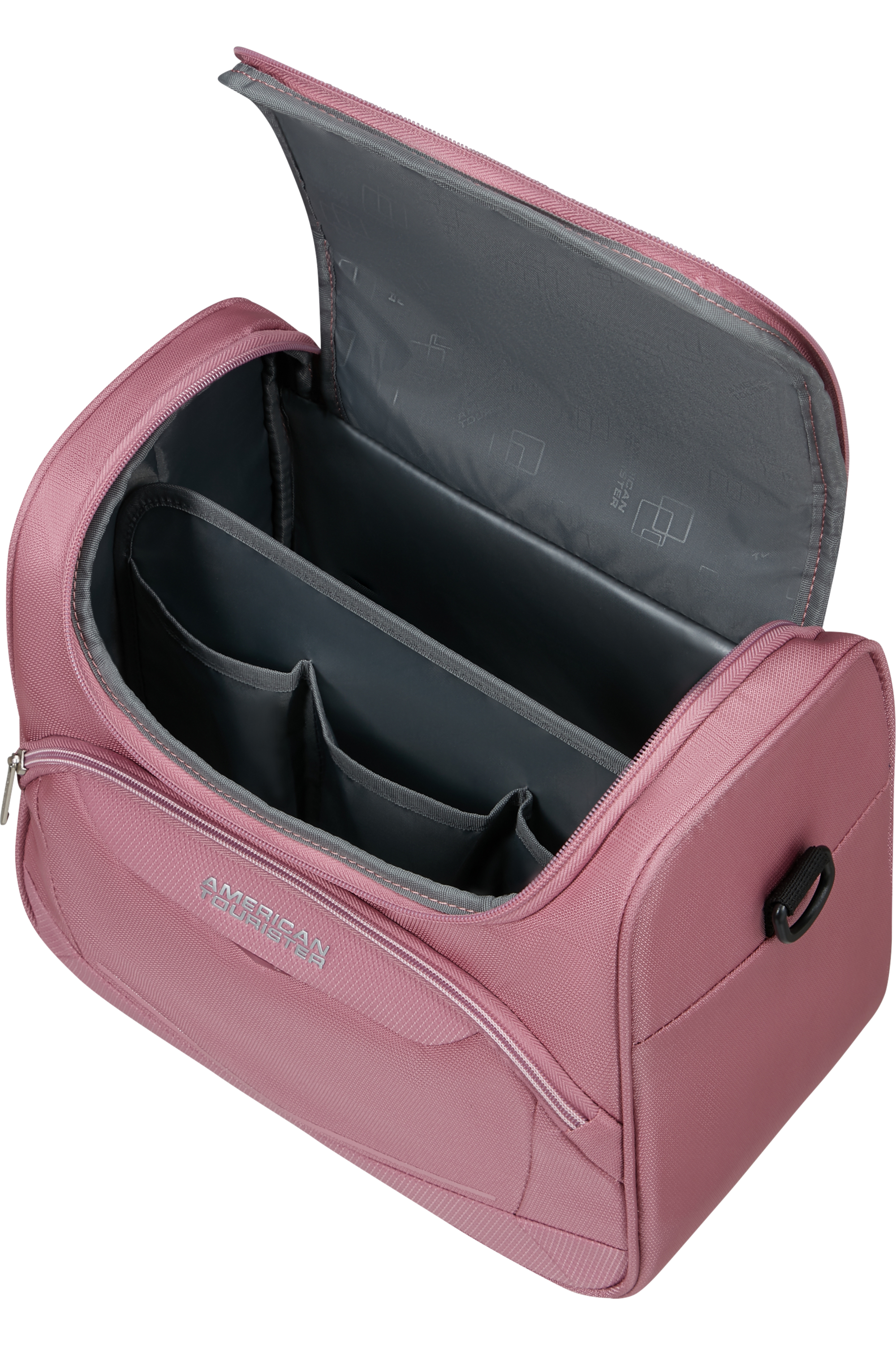 American Tourister SUMMERRIDE Beauty Case, Lilas Pink – Produktansicht 3