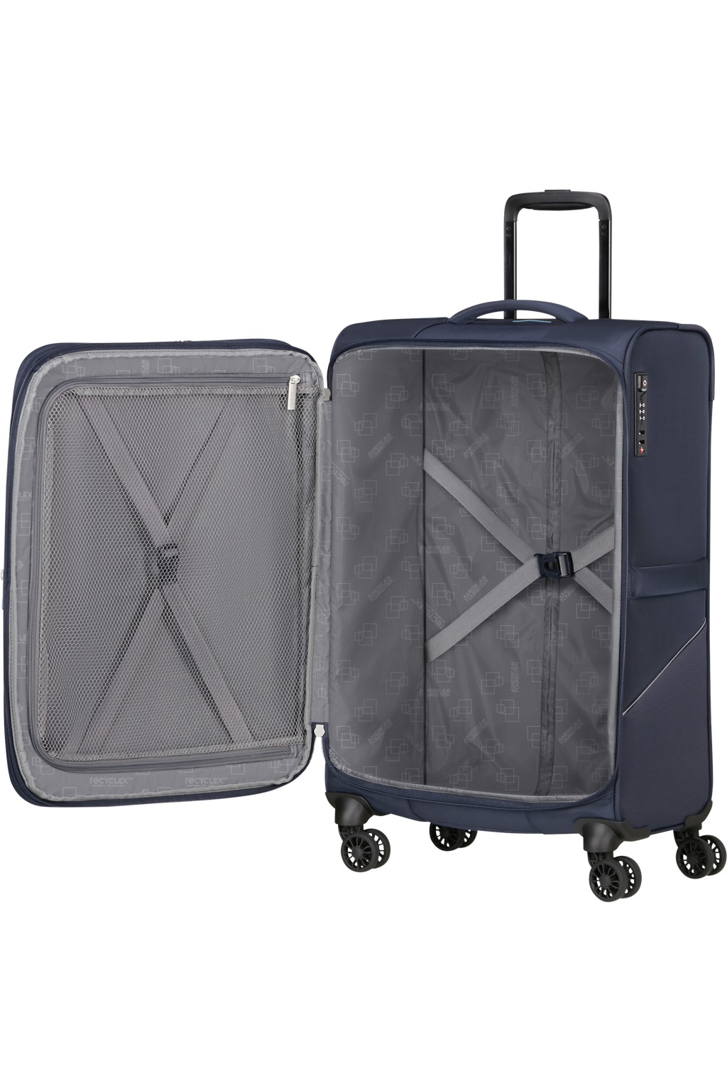 American Tourister SUMMERRIDE Trolley M, Navy – Produktansicht 3