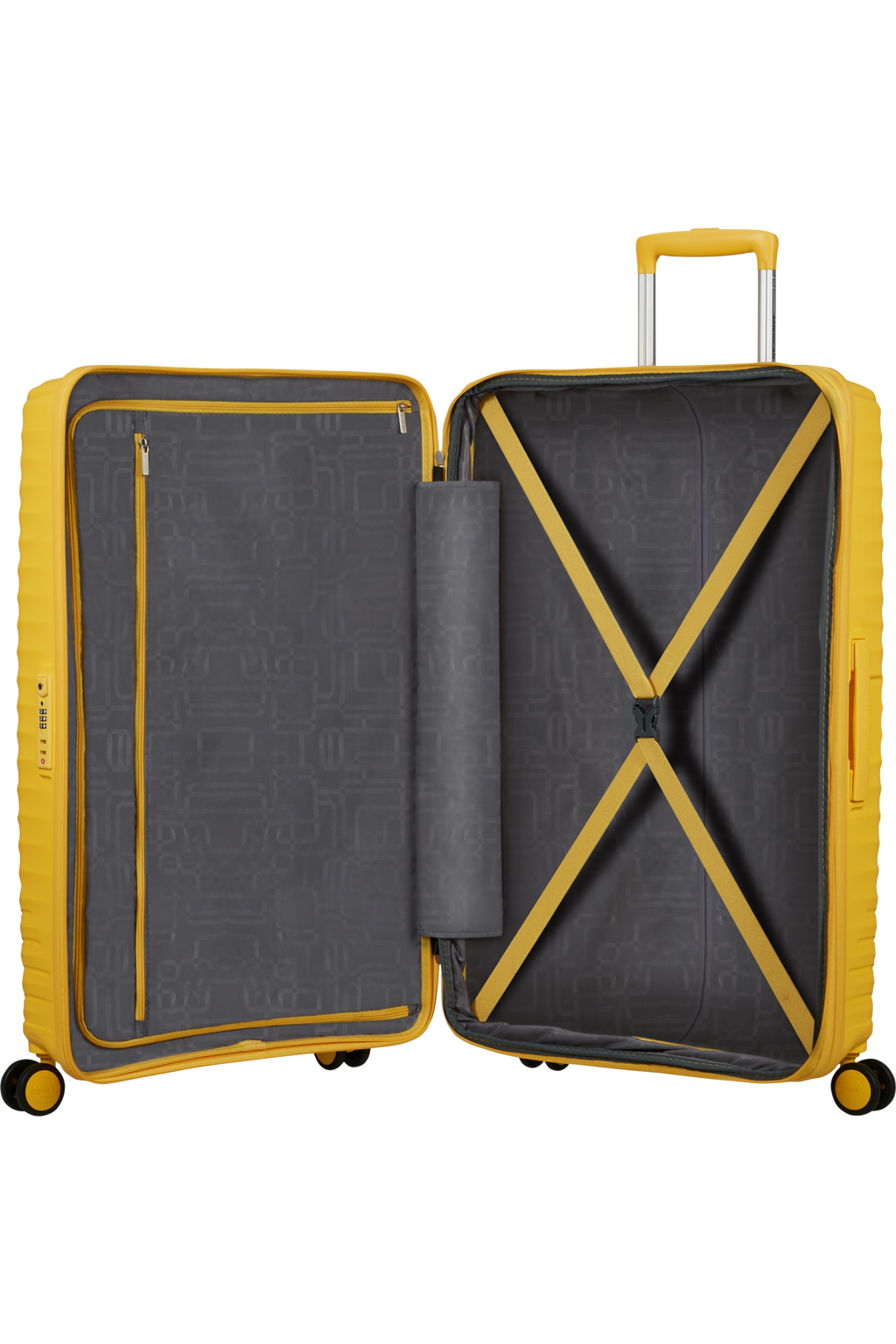 American Tourister DIABLAST Trolley L, Digital Yellow – Produktansicht 3